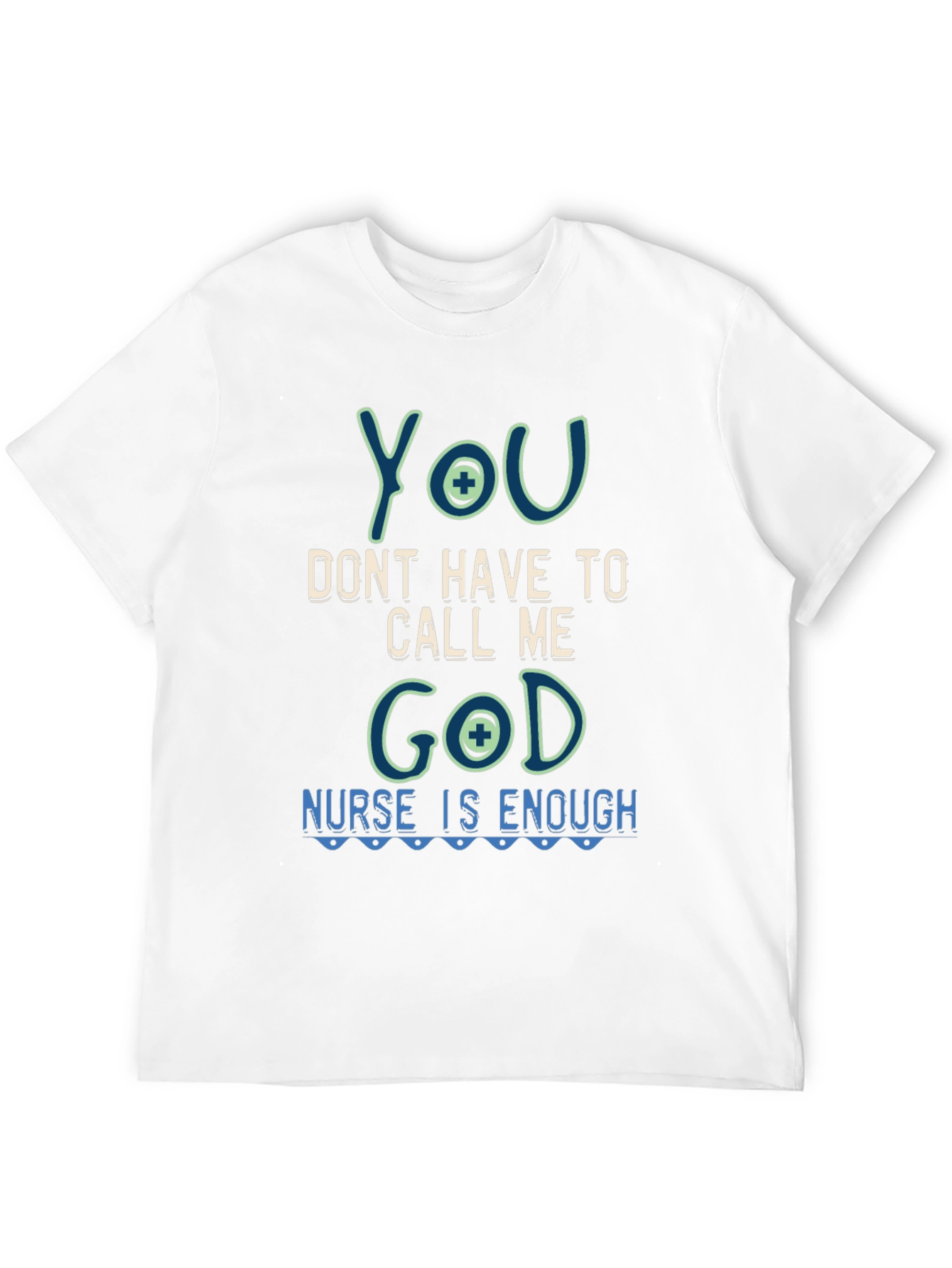 Nurse God Funny Graphic T-Shirt