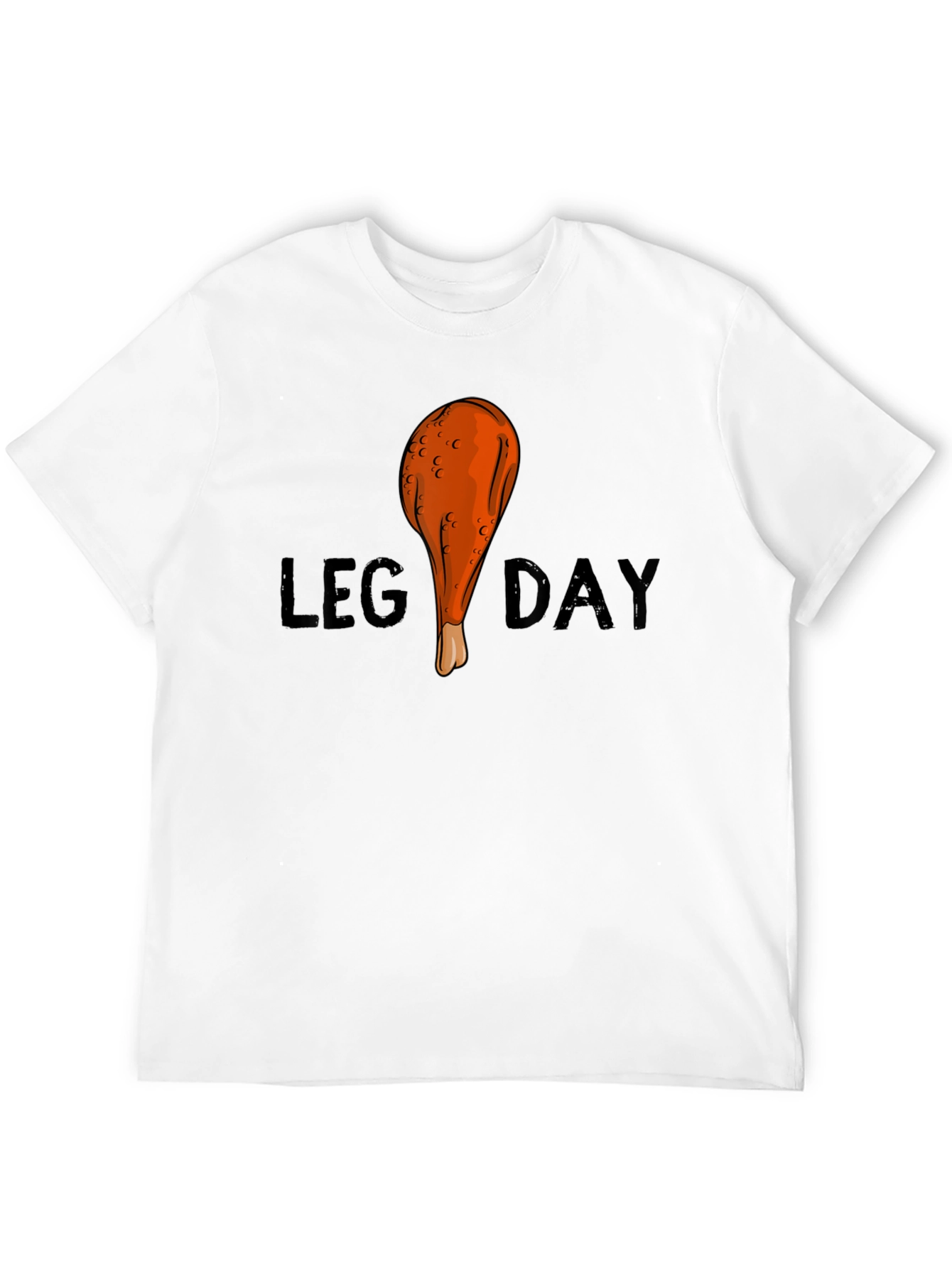 Leg Day Chicken T-Shirt - Funny Workout Tee