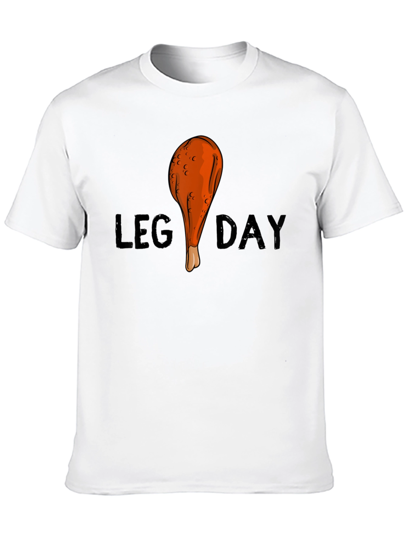 Leg Day Chicken T-Shirt - Funny Workout Tee