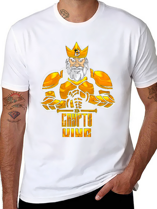 Crypto King Bitcoin Graphic Tee