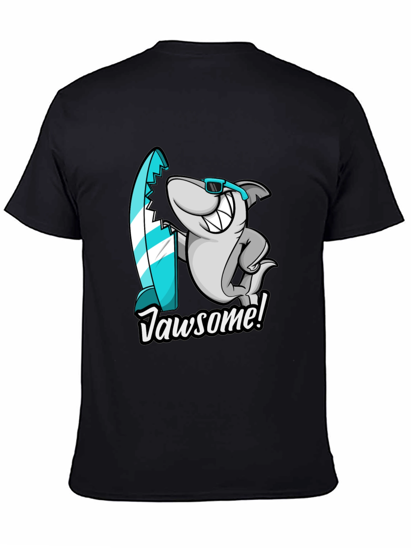 Jawsome Shark T-Shirt - Surfer Style
