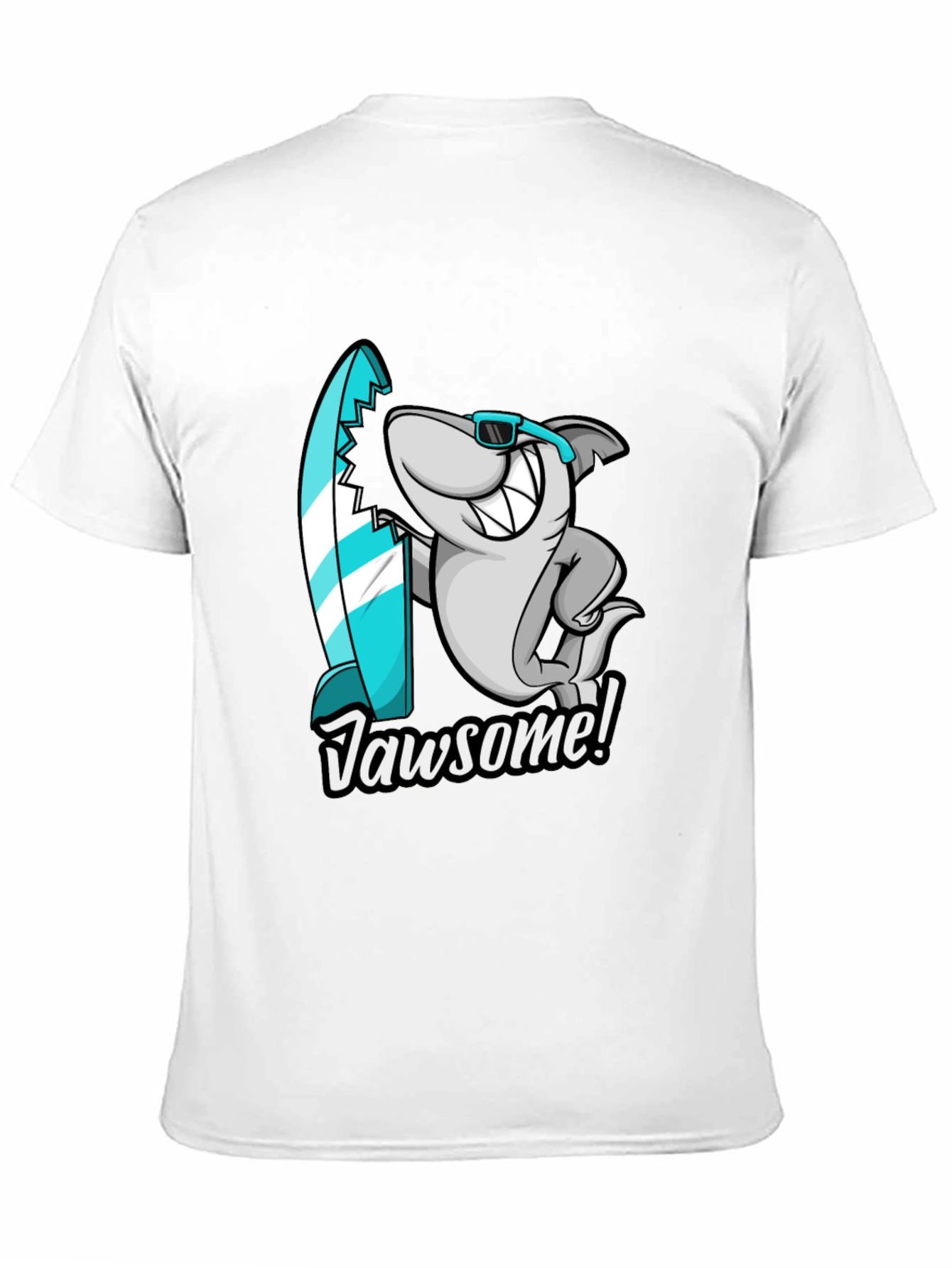 Jawsome Shark T-Shirt - Surfer Style