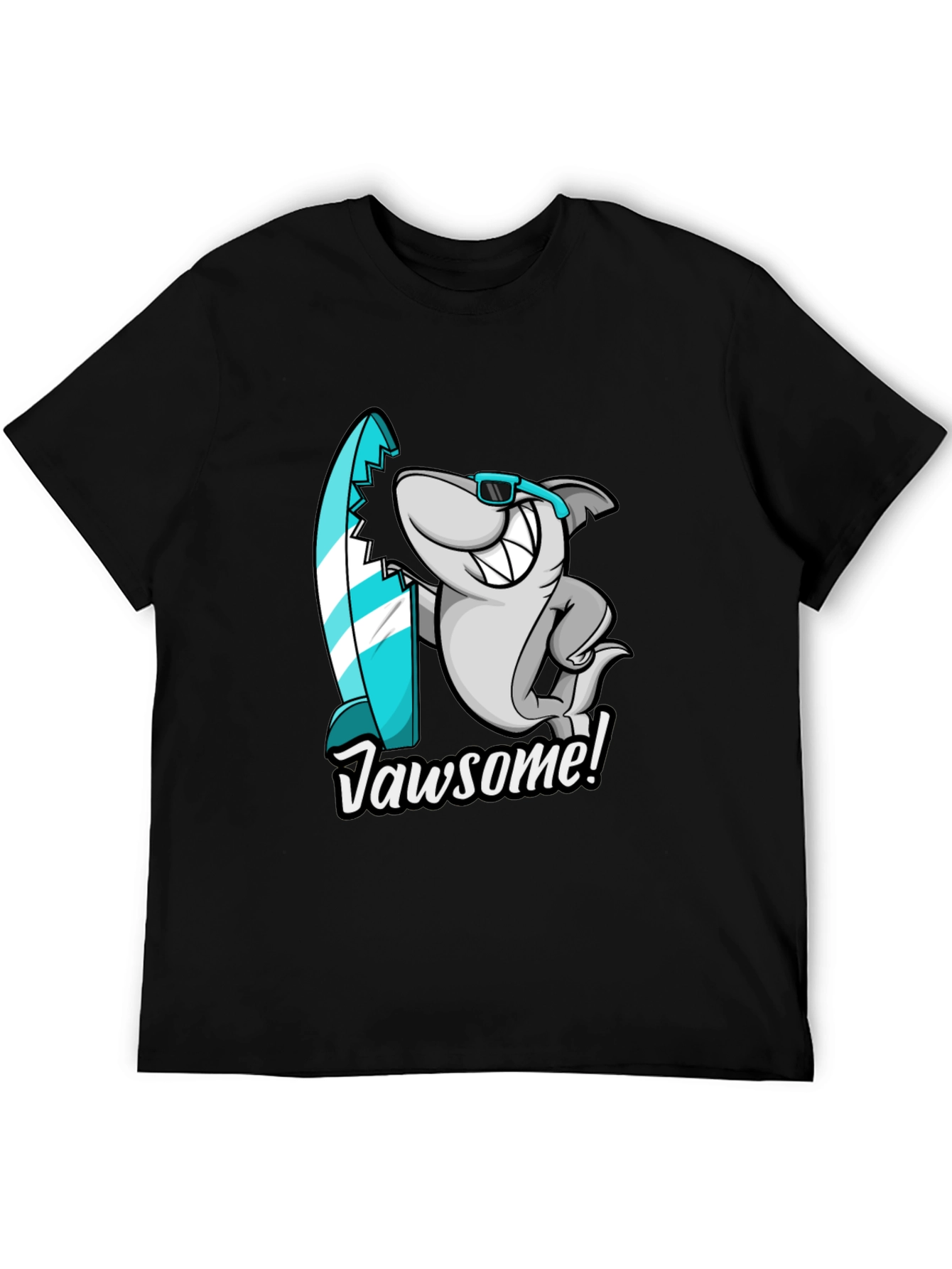 Jawsome Shark T-Shirt - Surfer Style