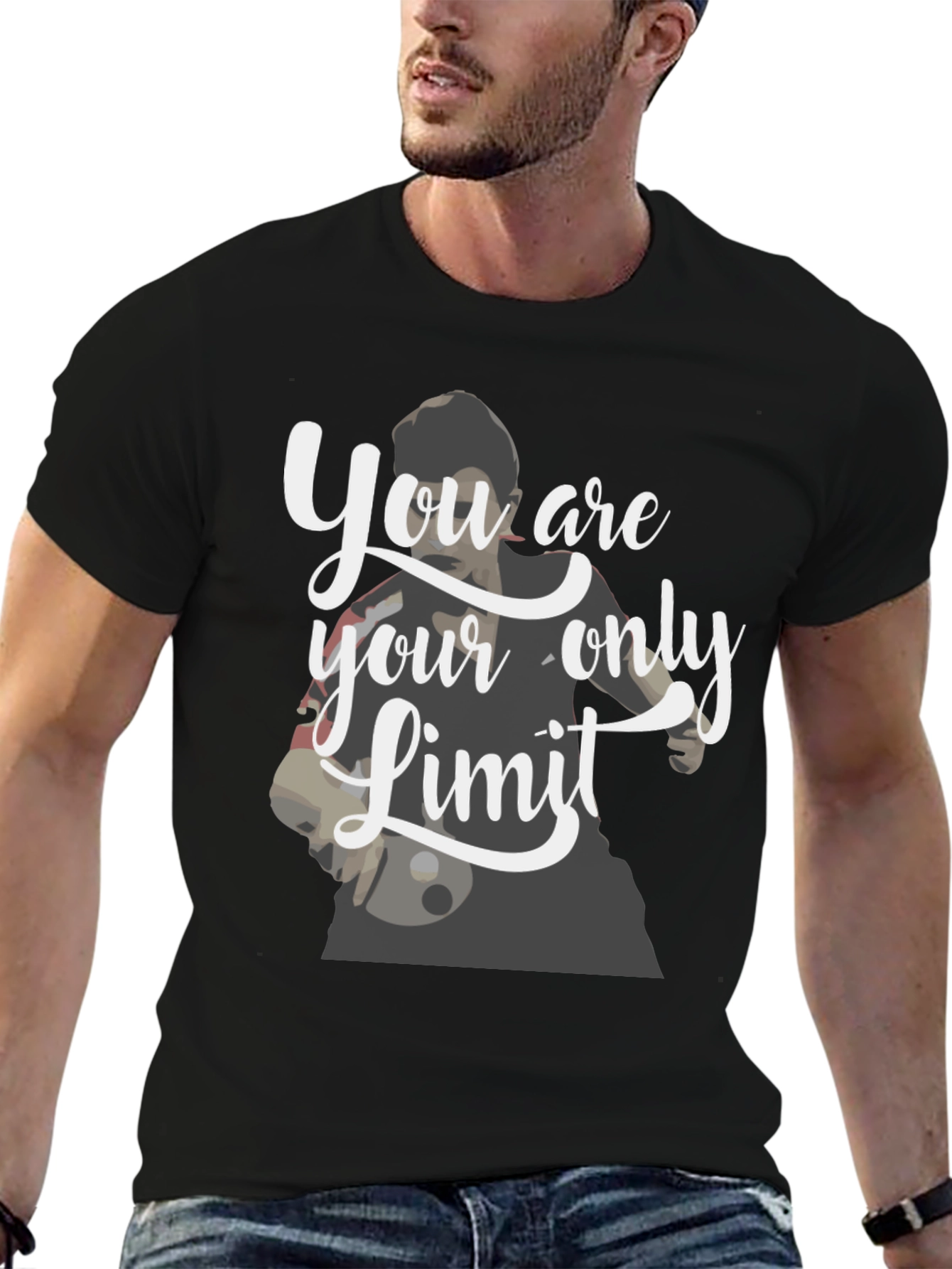 Motivational Graphic Tee - Your Only Limit!