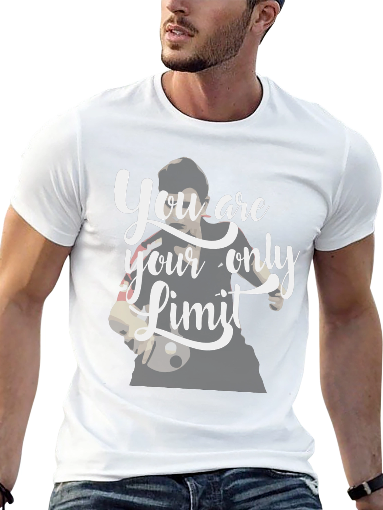 Motivational Graphic Tee - Your Only Limit!
