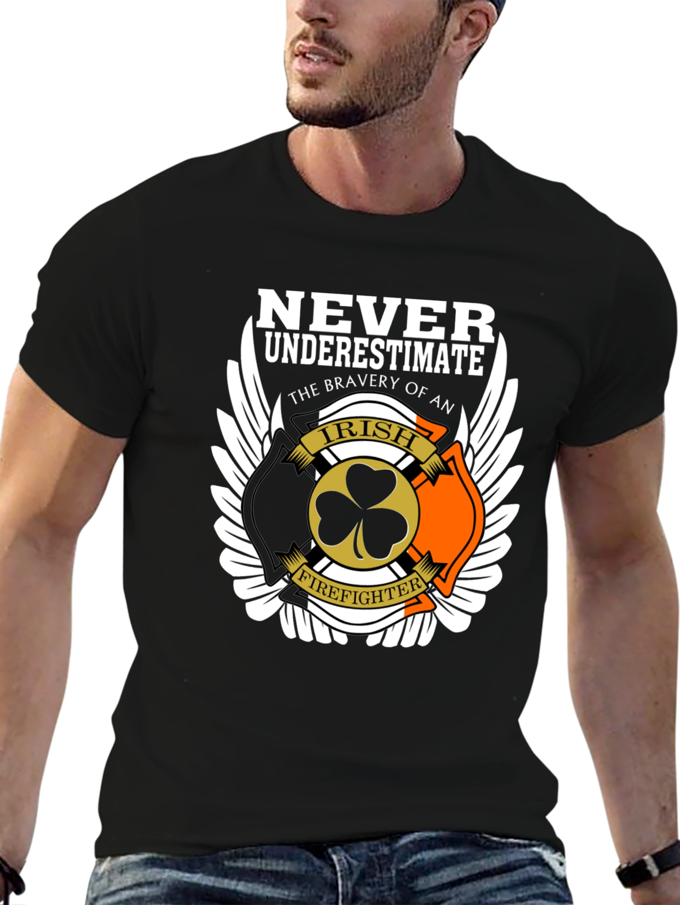 Irish Firefighter Bravery T-Shirt