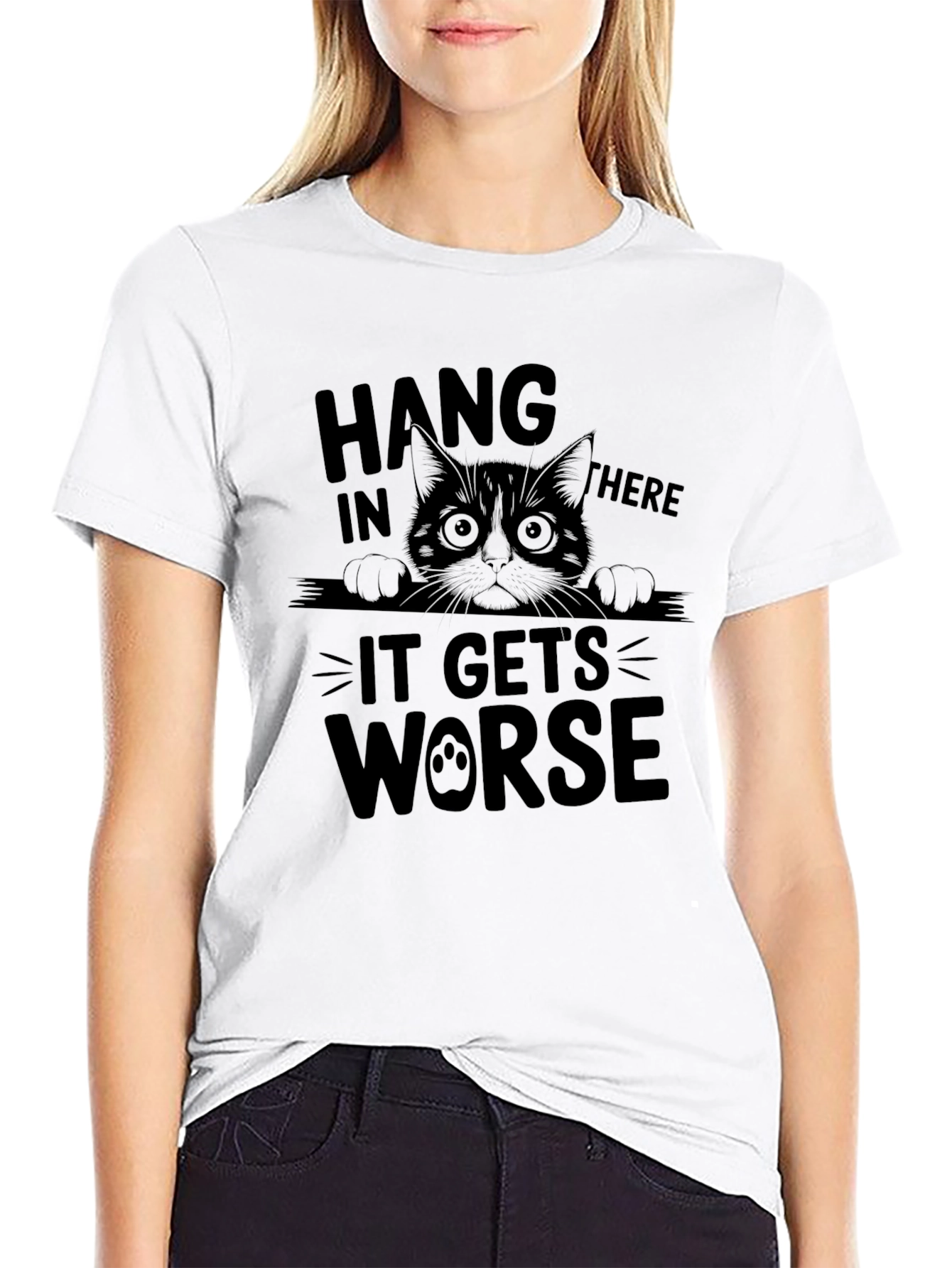 Hang In There Cat T-Shirt