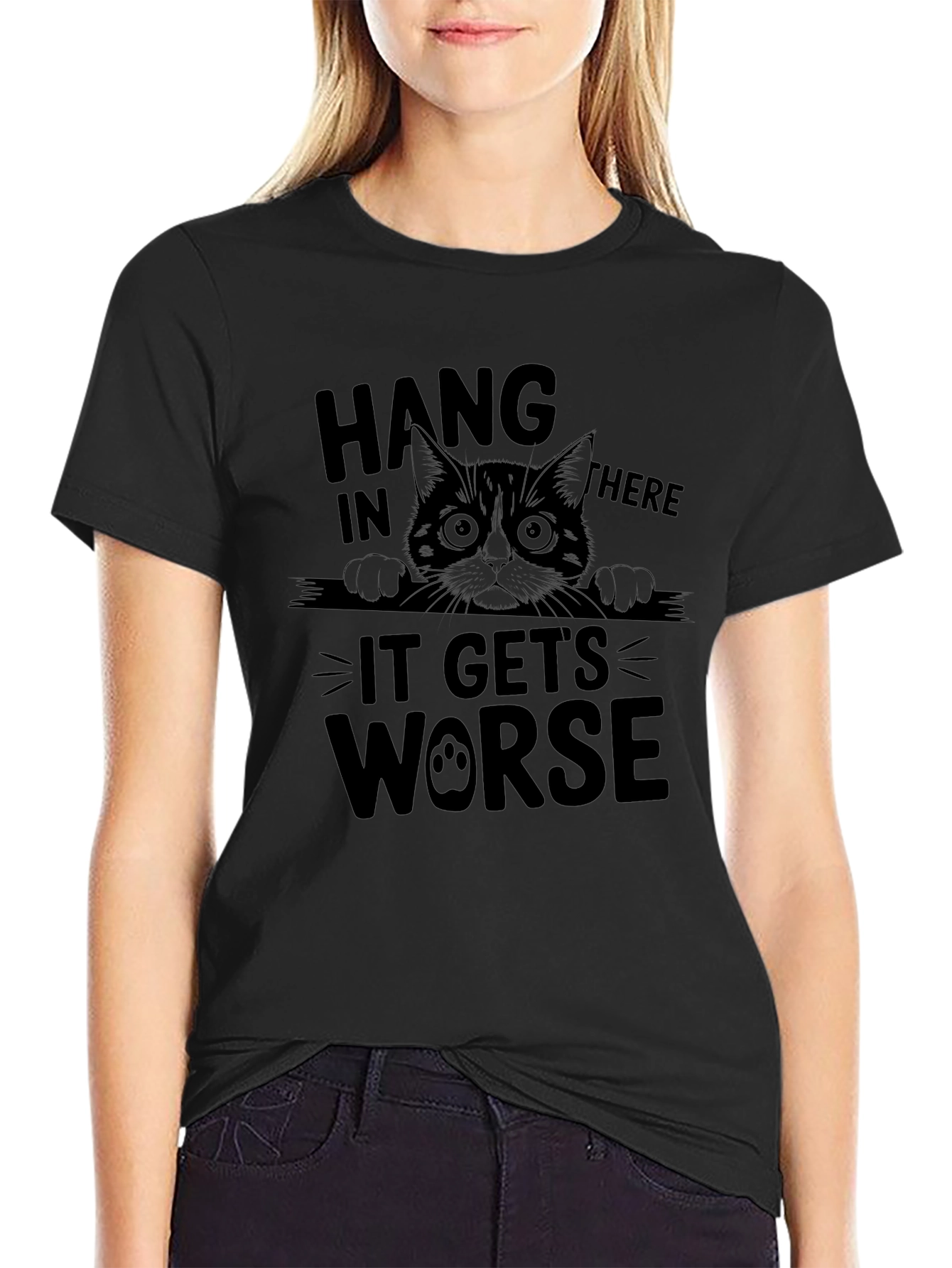 Hang In There Cat T-Shirt