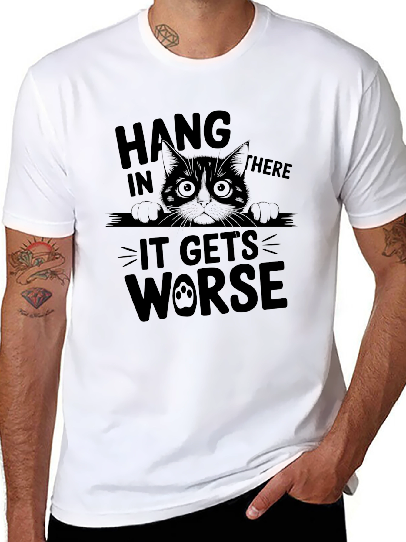 Hang In There Cat T-Shirt
