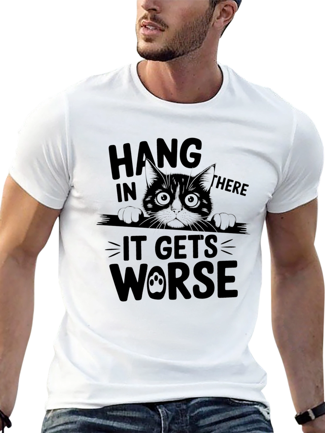 Hang In There Cat T-Shirt