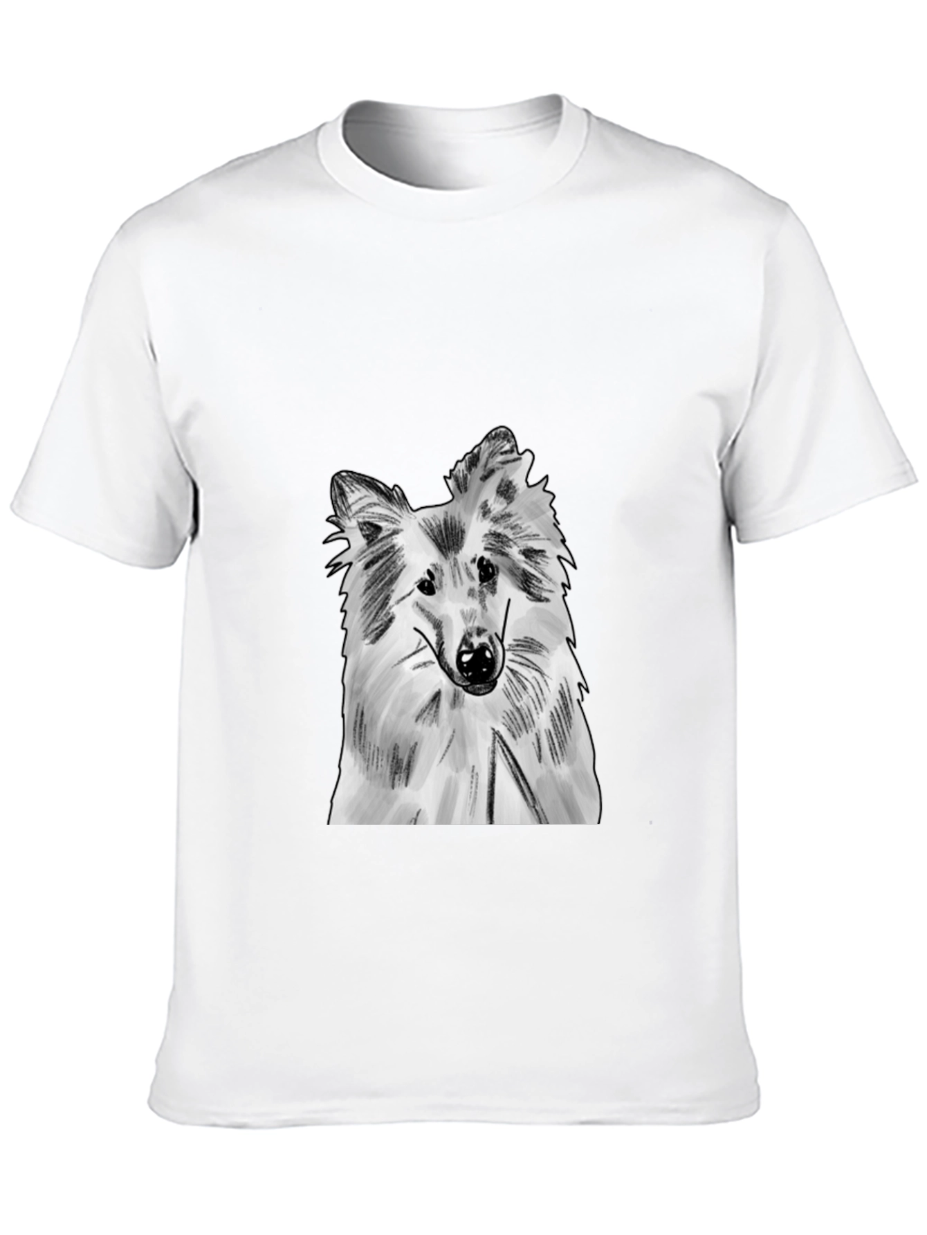 Sheltie Dog Black T-Shirt