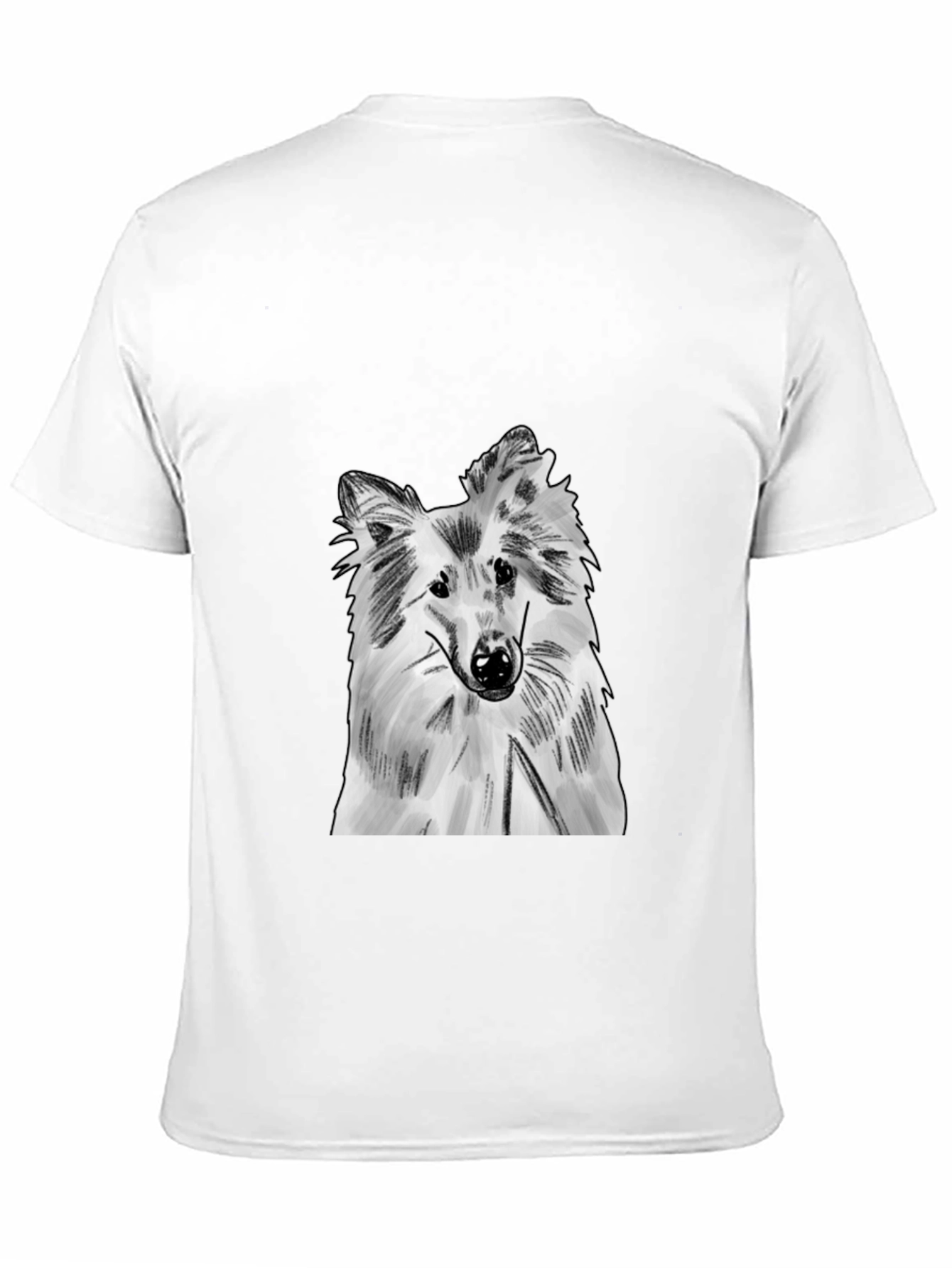 Sheltie Dog Black T-Shirt