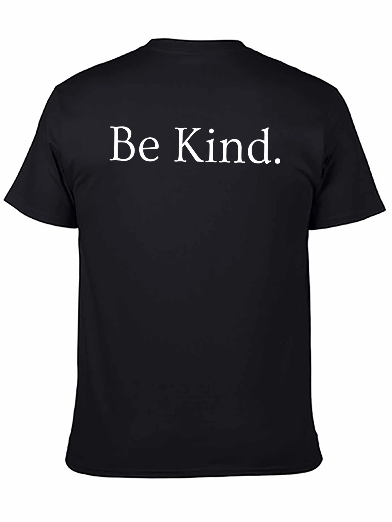 Be Kind Graphic Tee - Soft Black Cotton