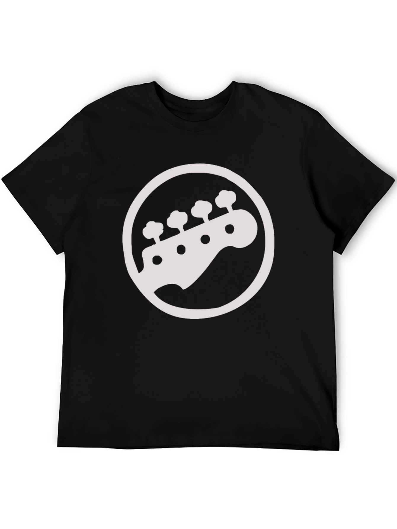 Bass Guitar Headstock T-Shirt - Musician Tee