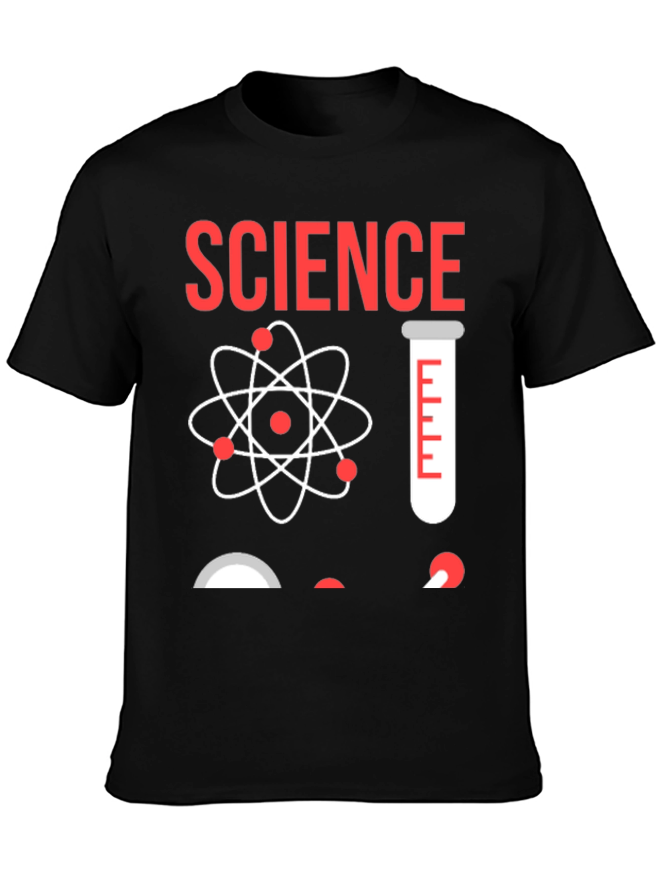 Science T-Shirt - Atom & Test Tube Design
