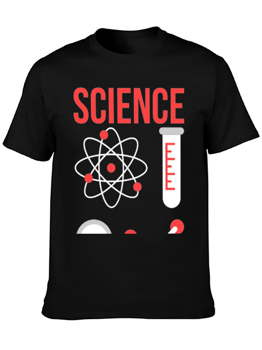 Science T-Shirt - Atom & Test Tube Design