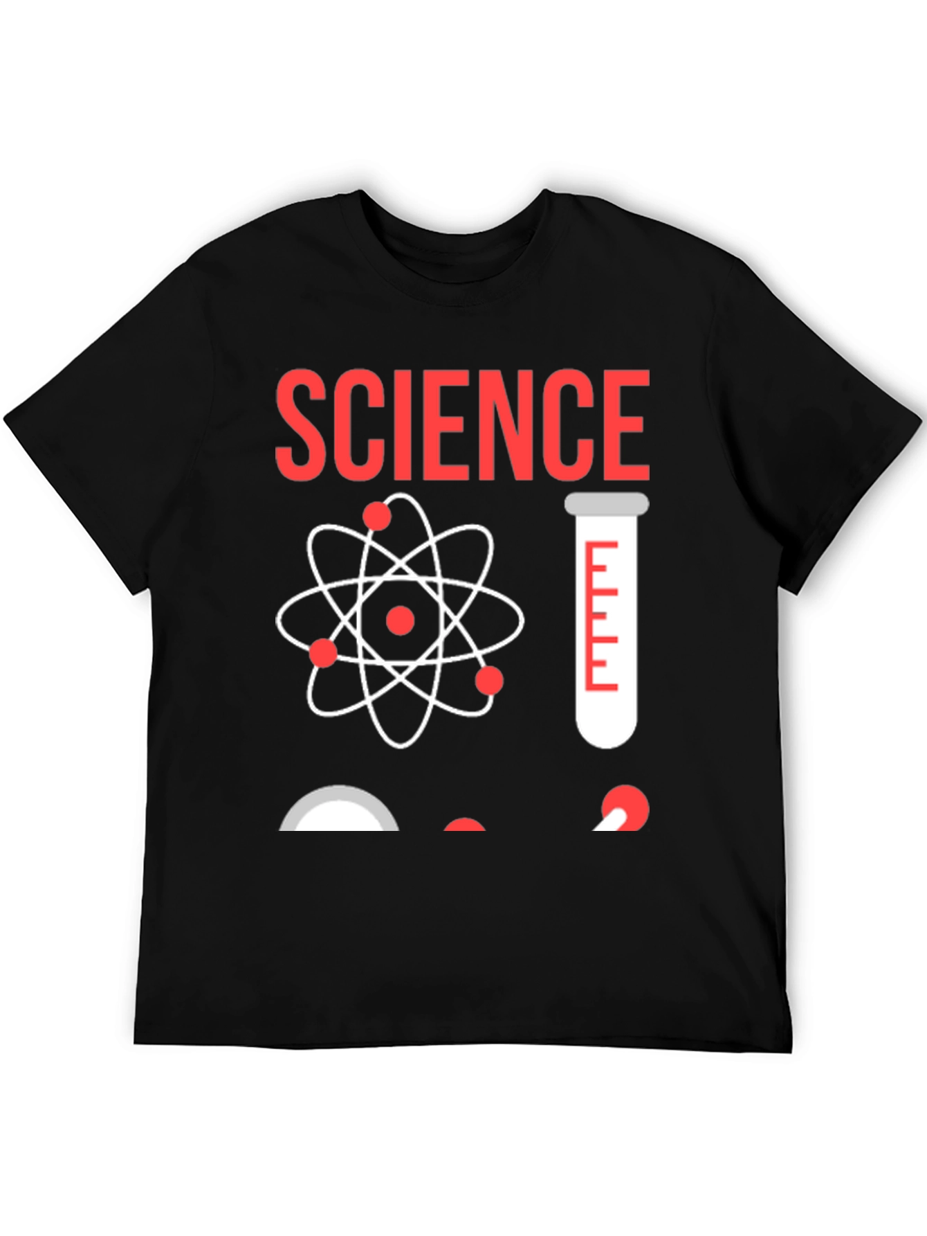 Science T-Shirt - Atom & Test Tube Design