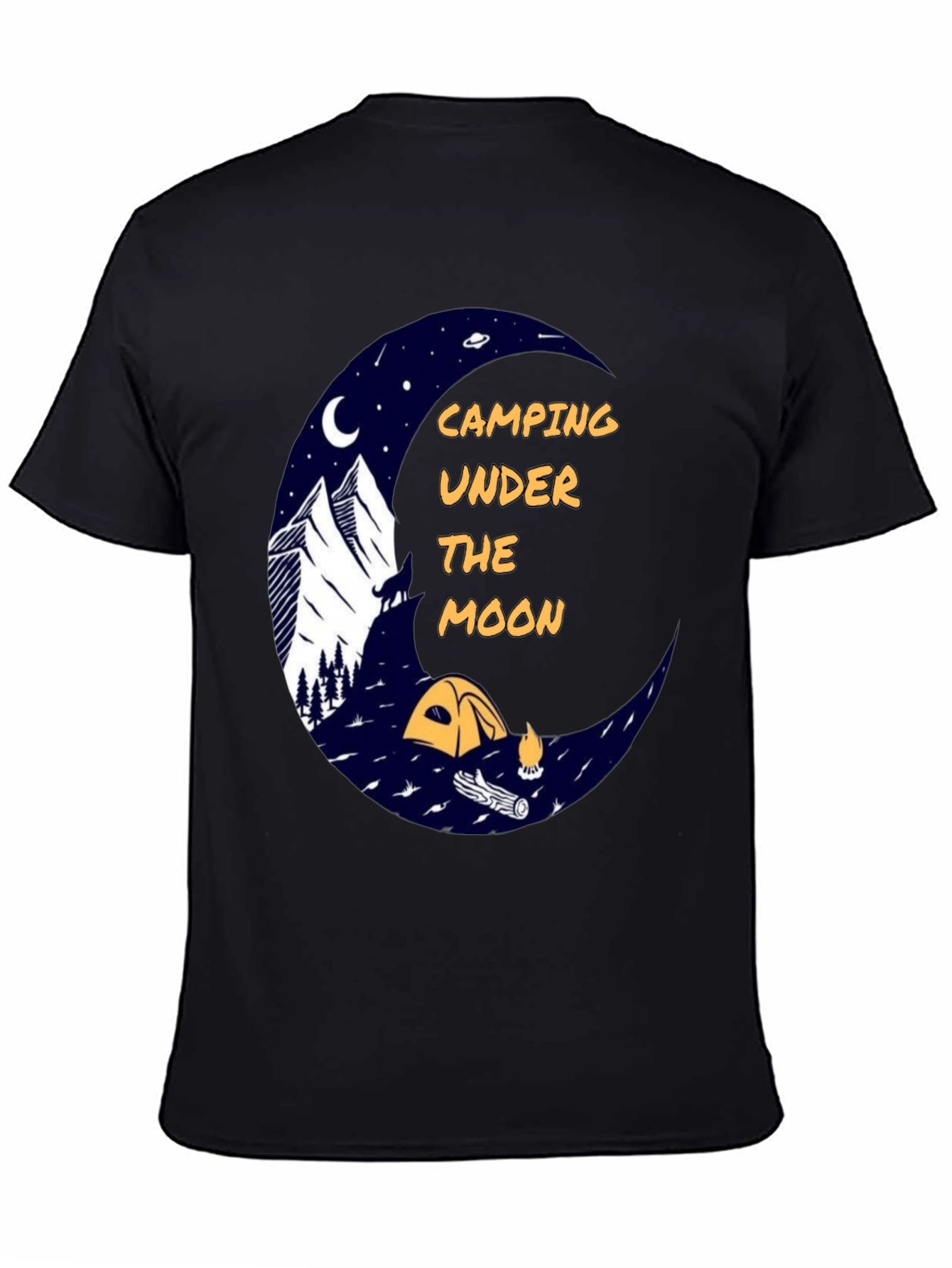 Camping Under the Moon Graphic Tee