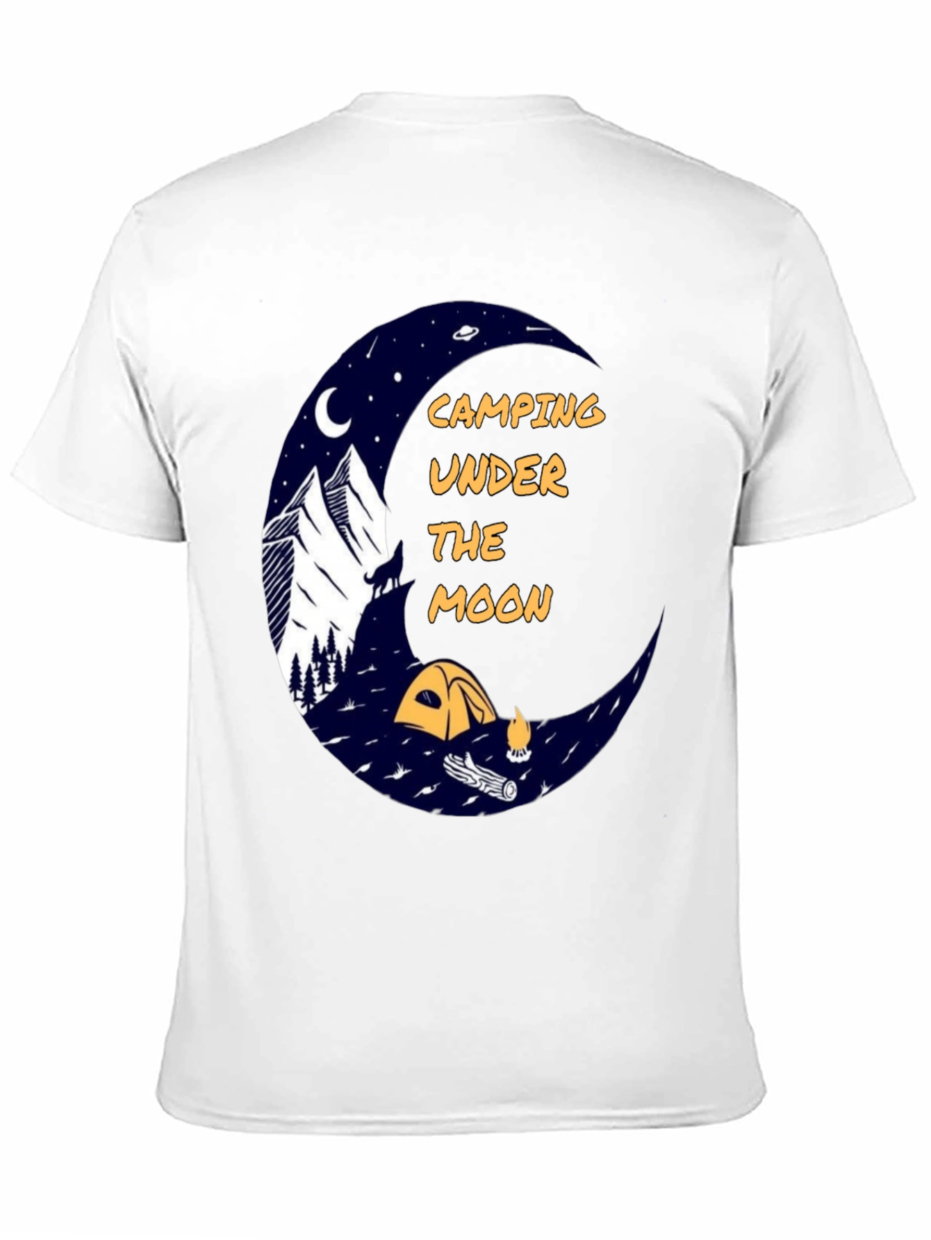 Camping Under the Moon Graphic Tee