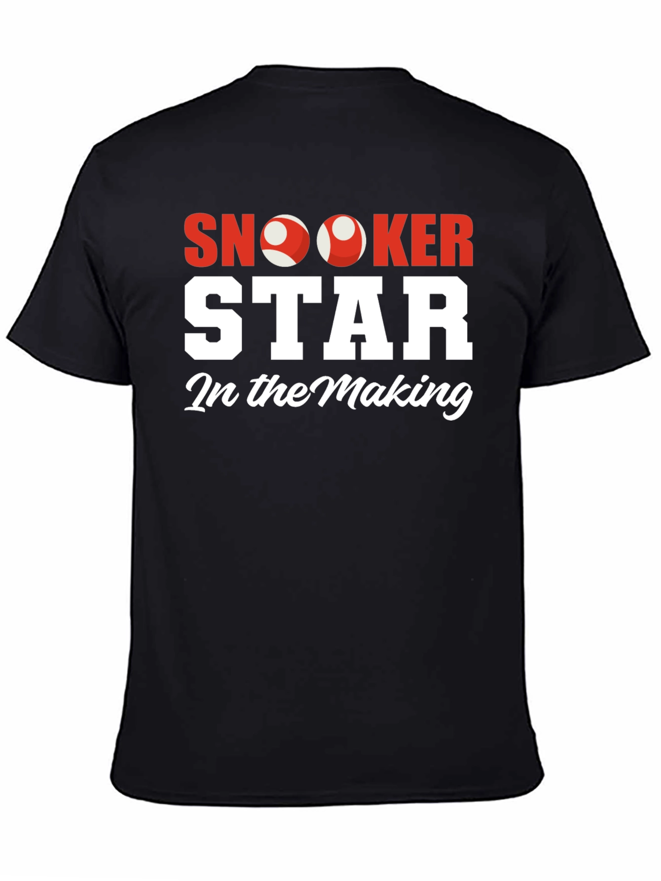 Snooker Star In The Making Black T-Shirt