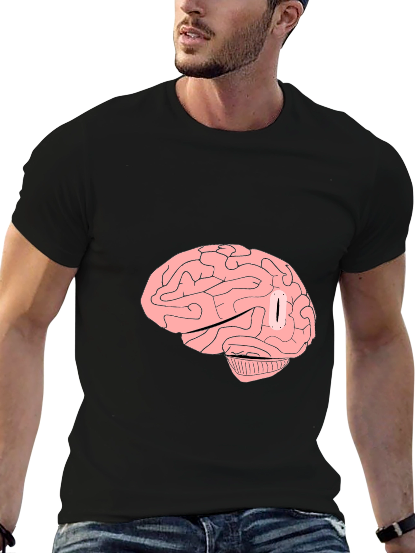 Brain Graphic Tee - Unique Style