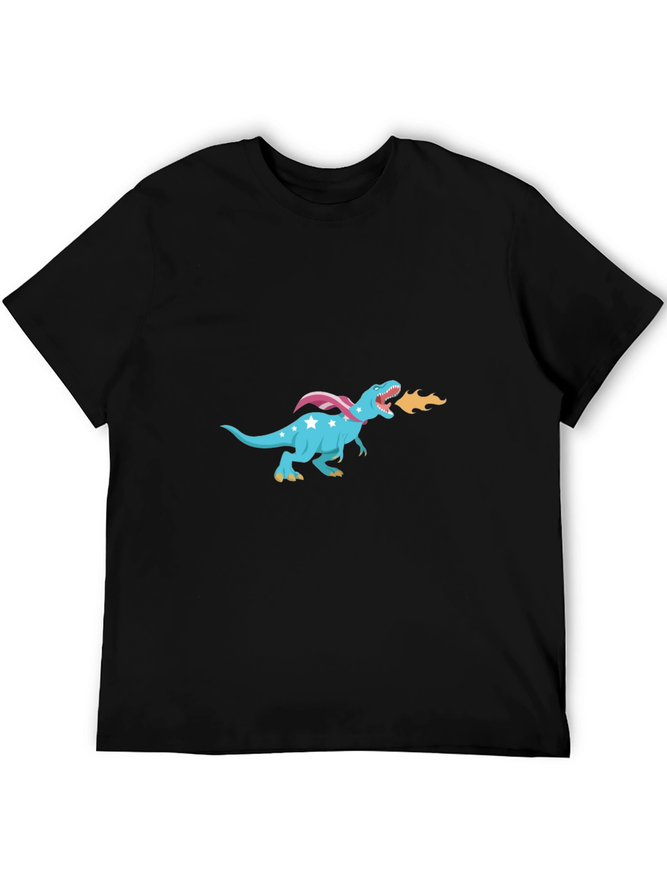 Dino Fire T-Shirt - Cool Dragon Graphic Tee