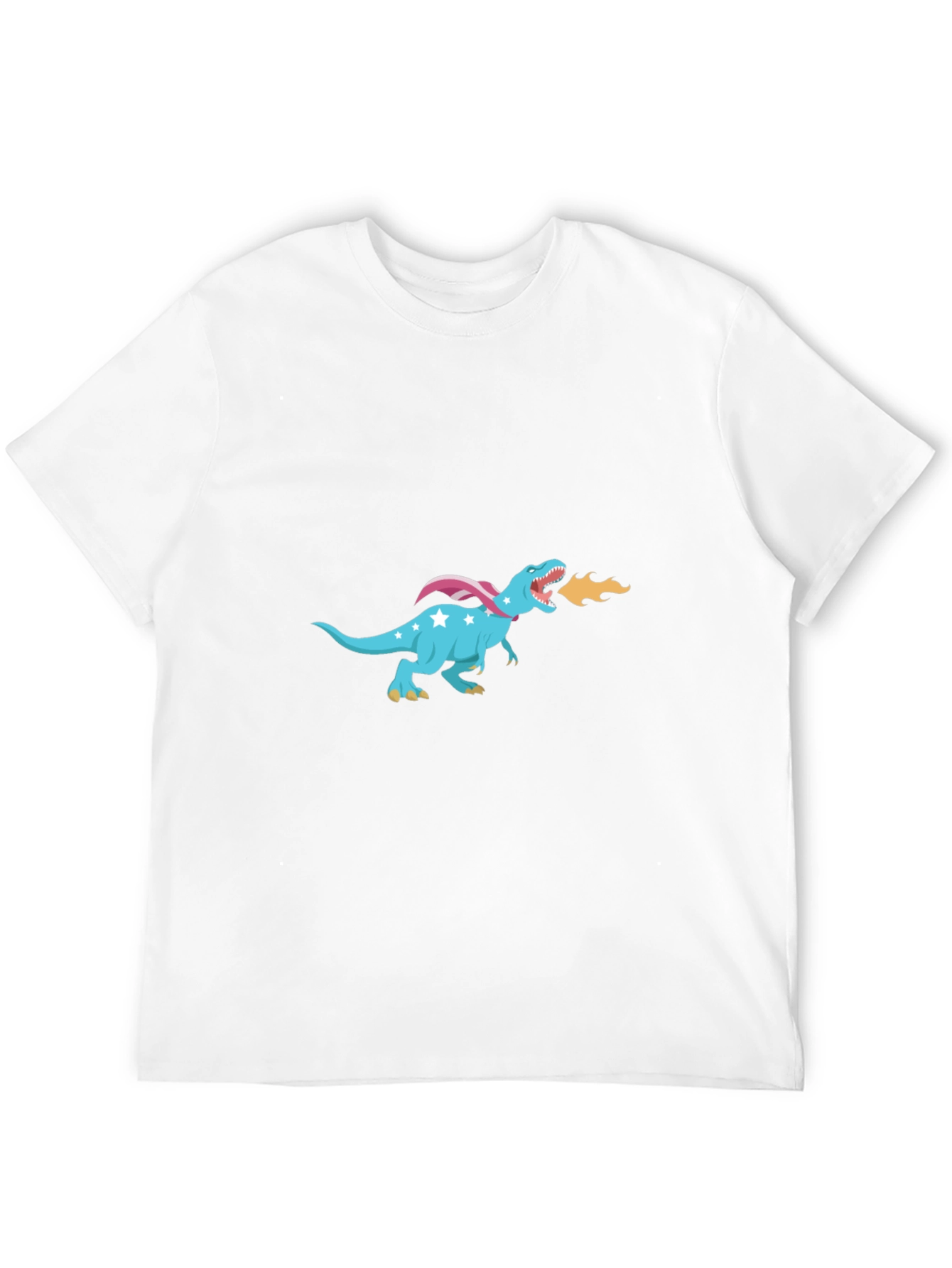 Dino Fire T-Shirt - Cool Dragon Graphic Tee