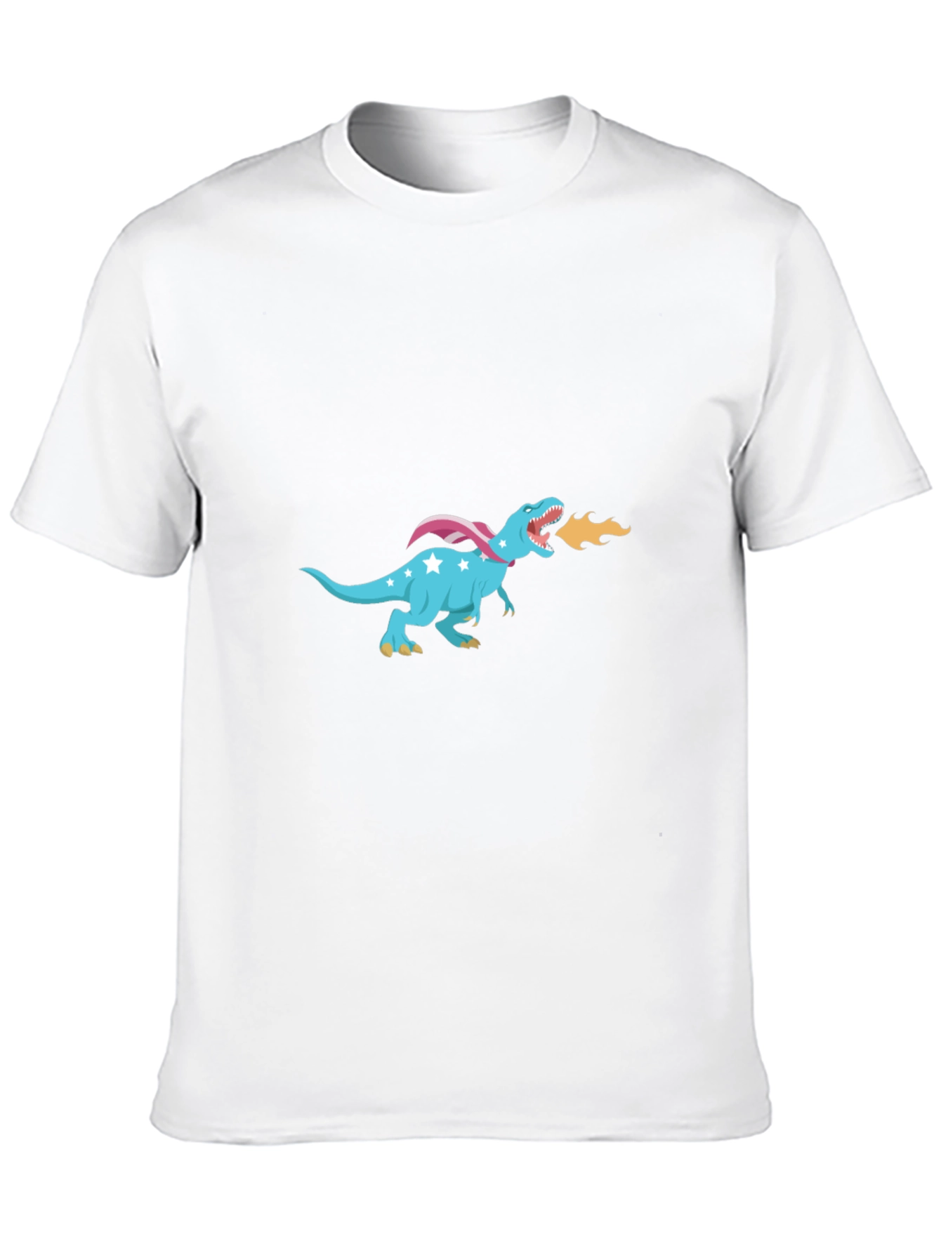 Dino Fire T-Shirt - Cool Dragon Graphic Tee