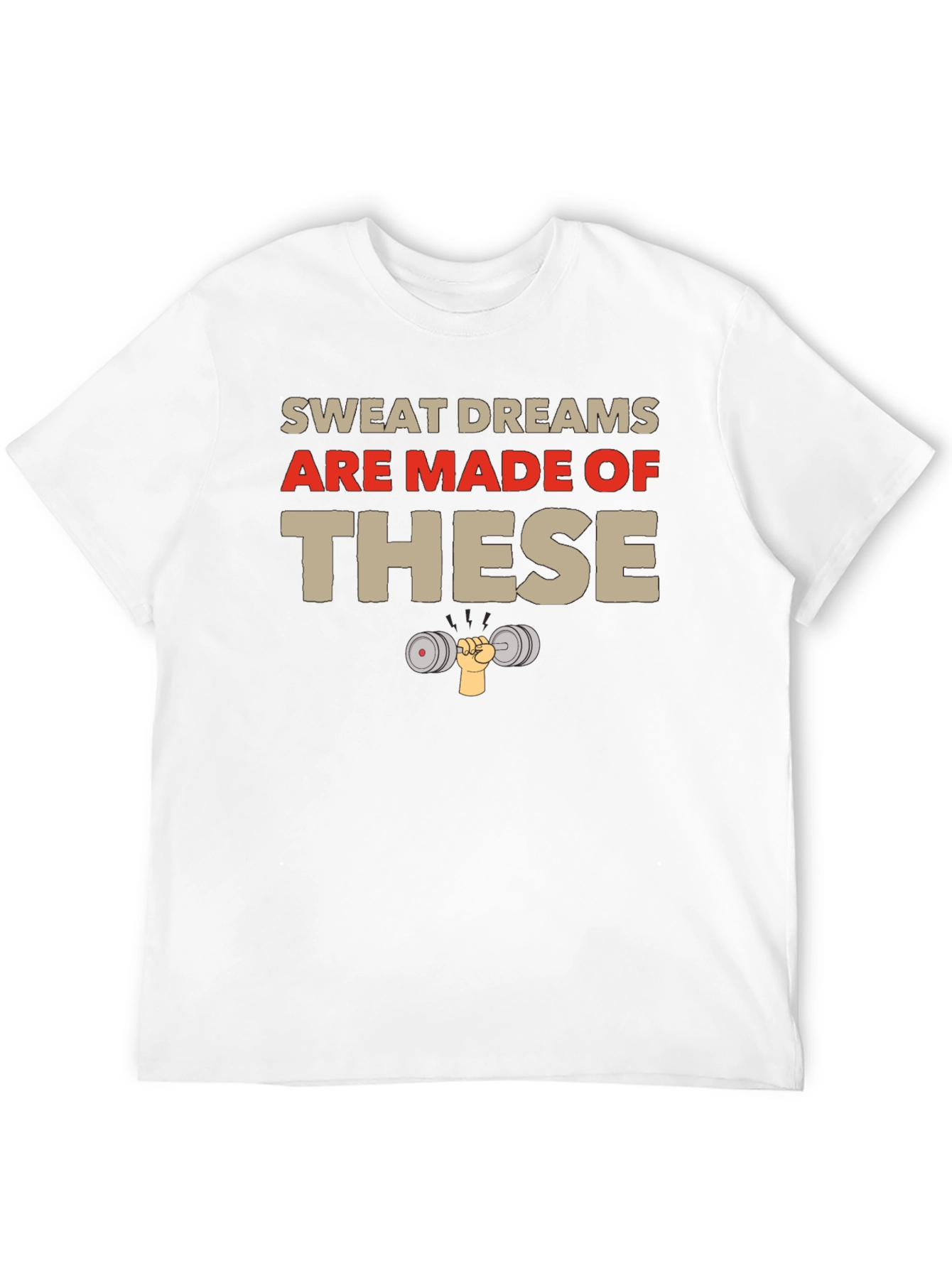 Sweat Dreams Gym T-Shirt - Black Workout Tee