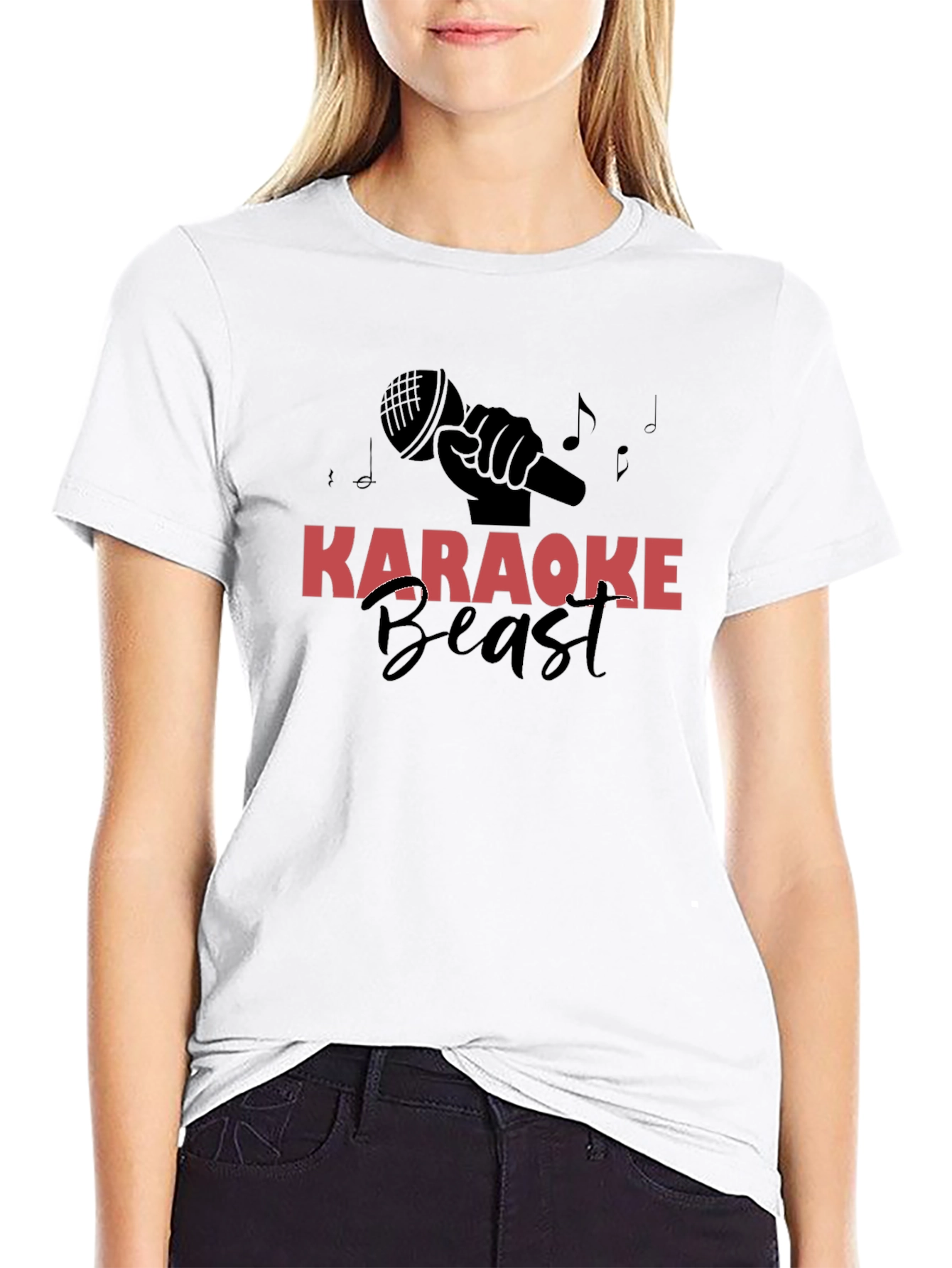 Karaoke Beast Graphic Tee - Sing Your Heart Out!