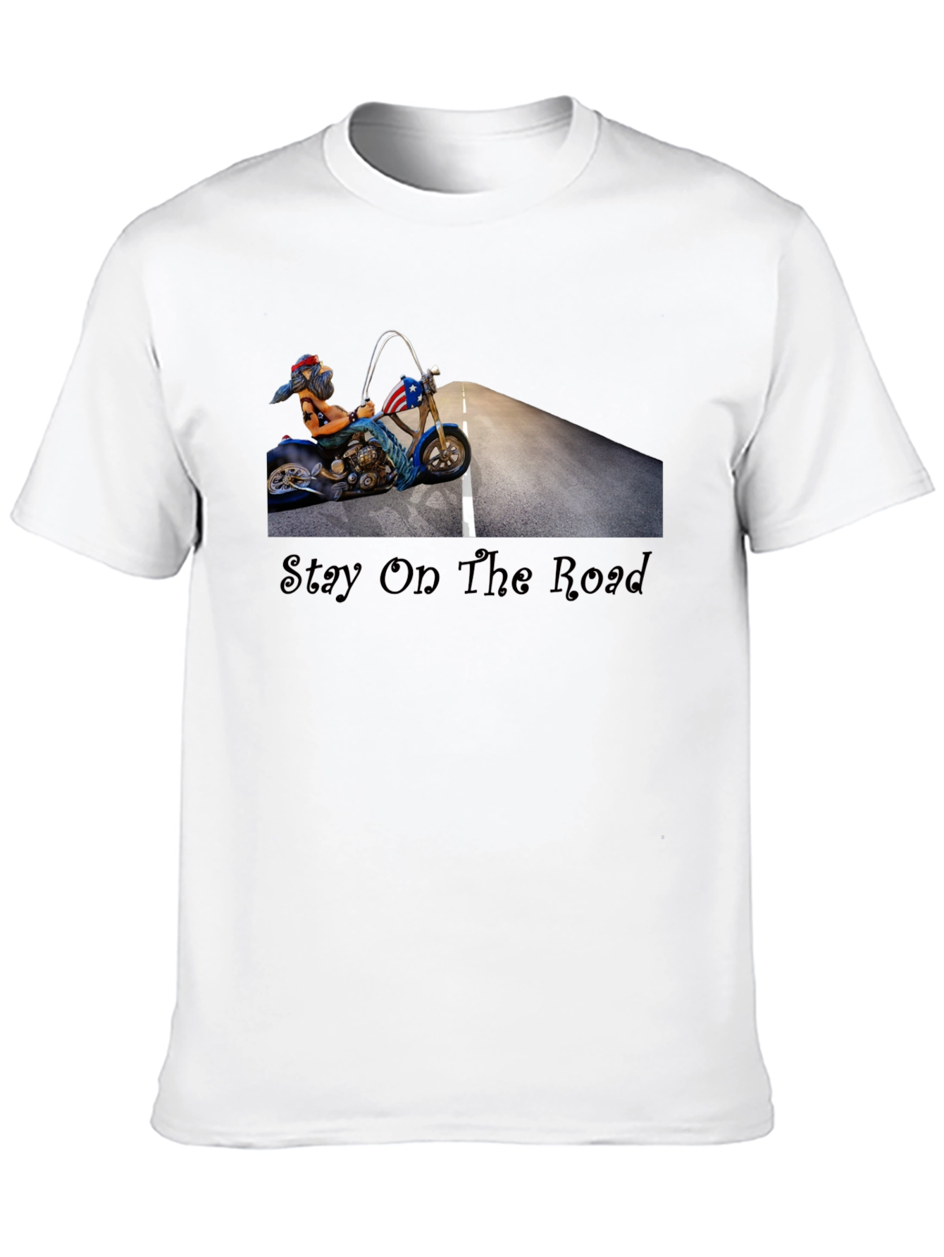 Stay On The Road Biker T-Shirt