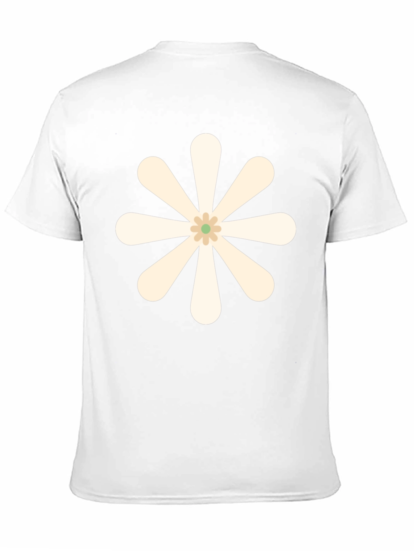Retro Flower Graphic Black T-Shirt
