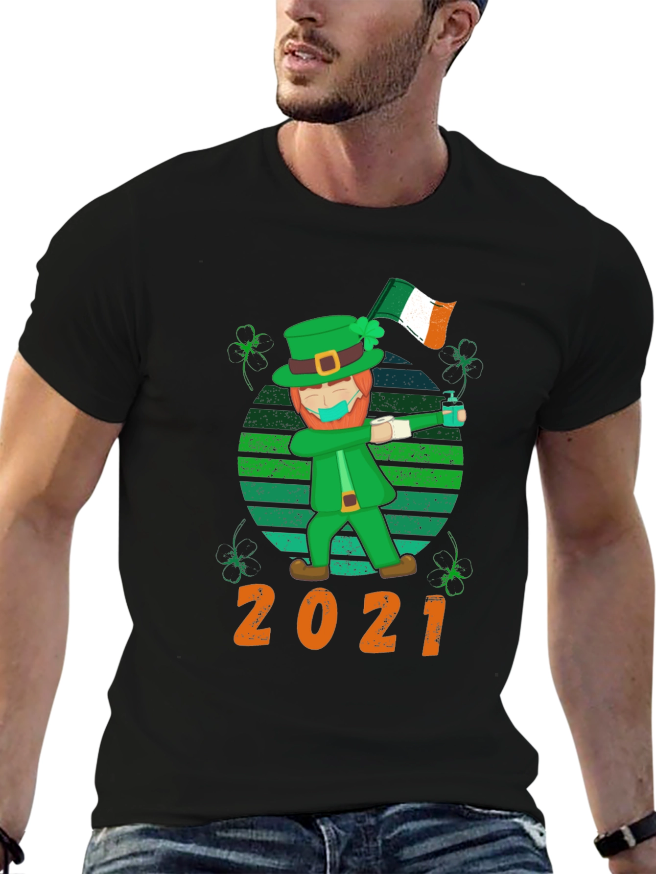 St. Patricks Day 2021 Leprechaun Dab T-Shirt