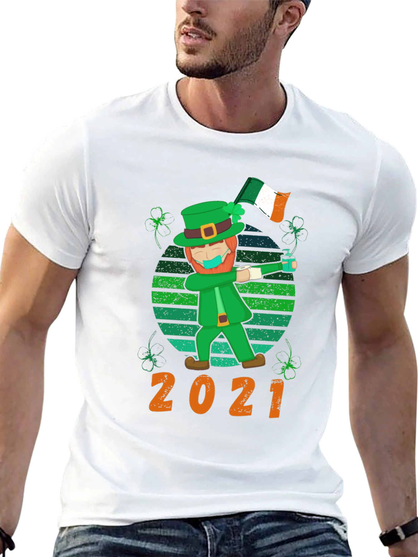 St. Patricks Day 2021 Leprechaun Dab T-Shirt