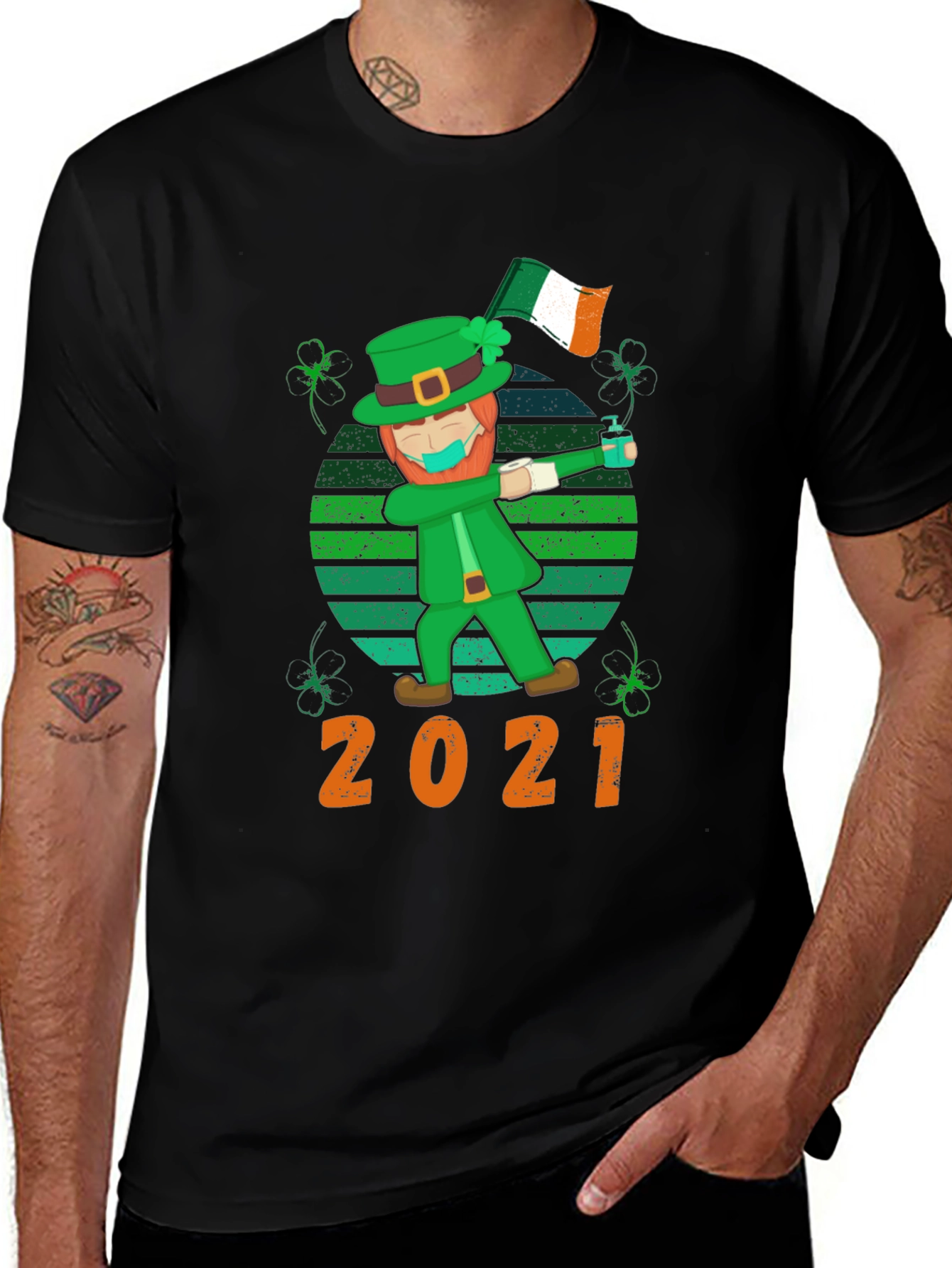 St. Patricks Day 2021 Leprechaun Dab T-Shirt