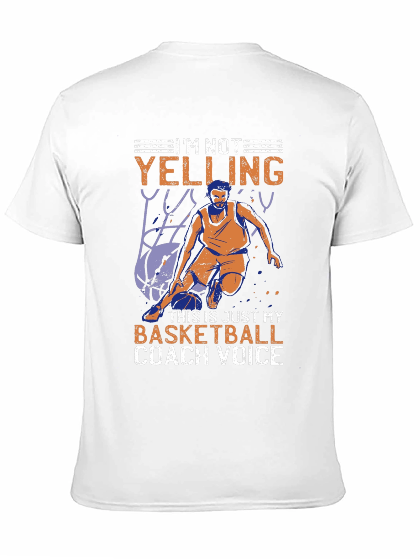 Basketball Coach Voice Graphic T-Shirt