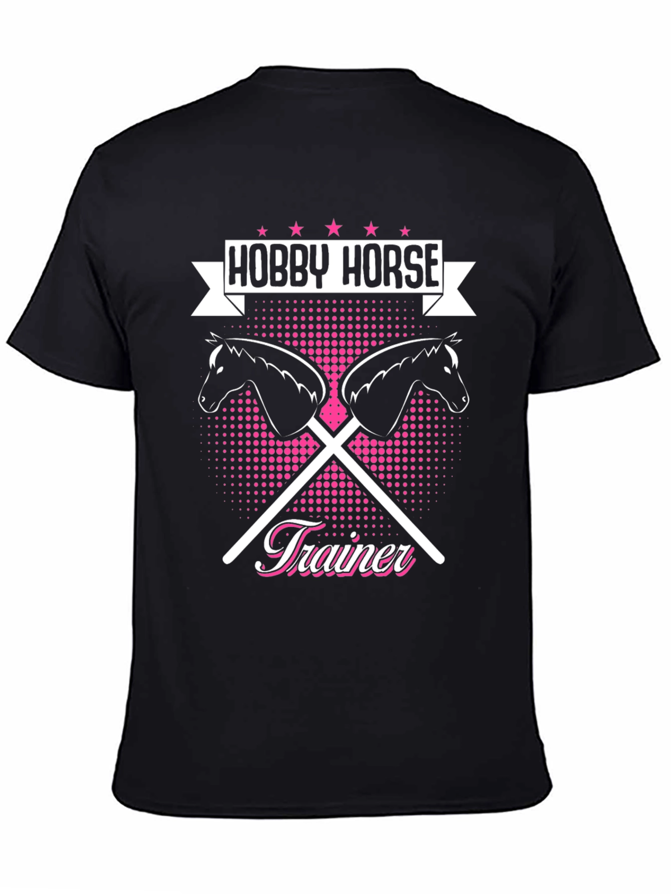 Hobby Horse Trainer T-Shirt - Equestrian Fun