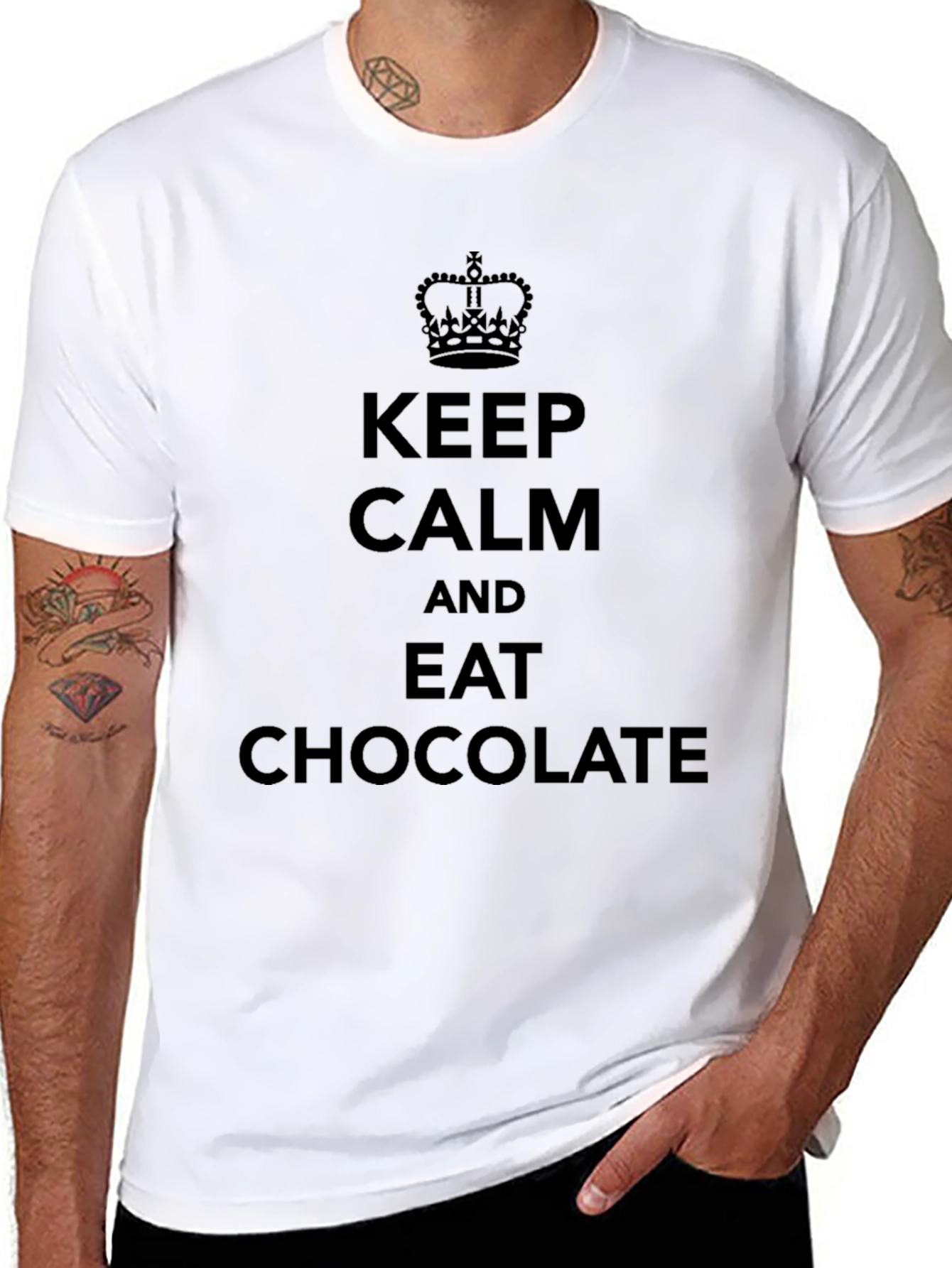 Keep Calm and Eat Chocolate T-Shirt