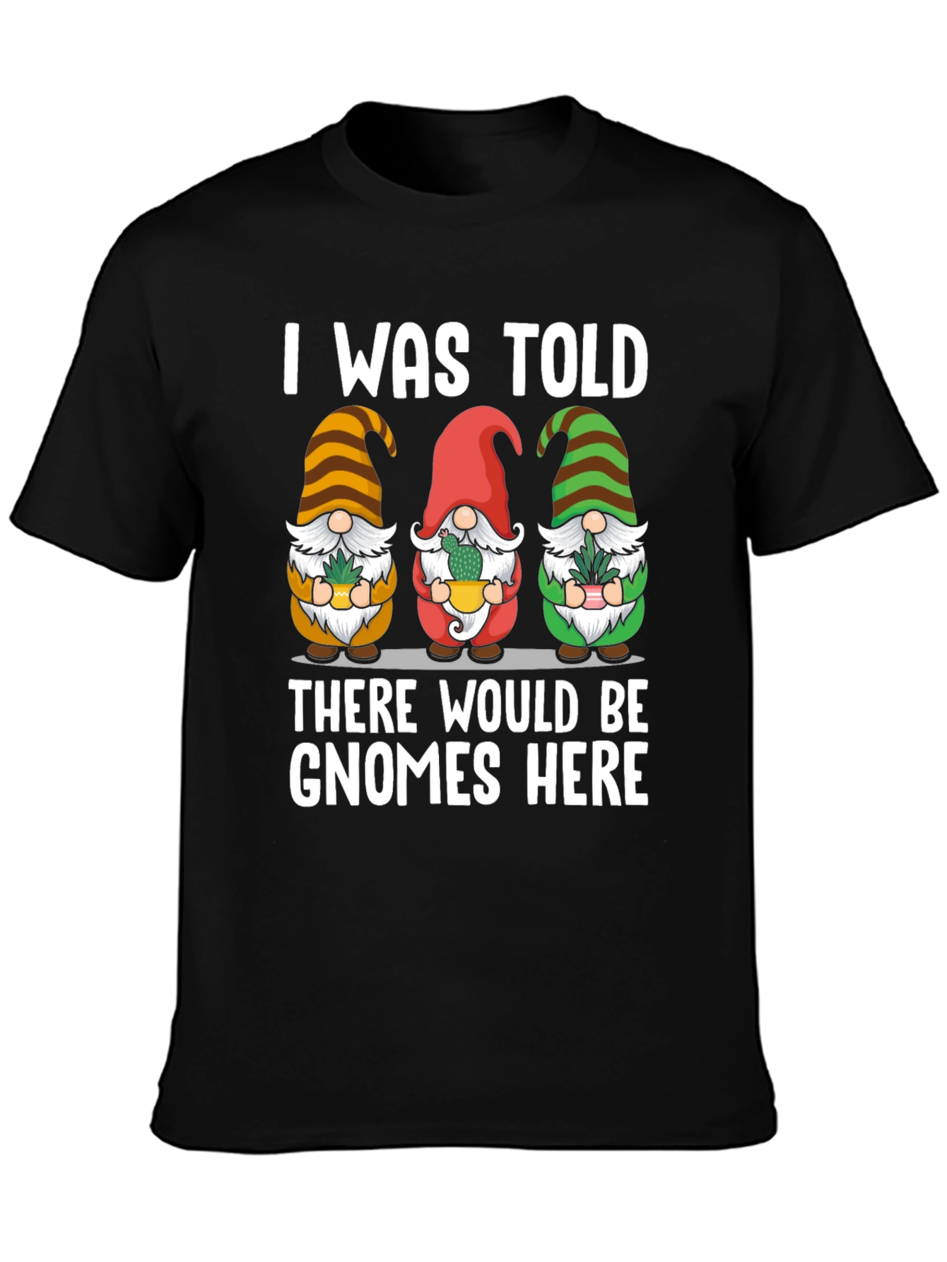 Gnome Here T-Shirt - Funny Garden Lover Tee
