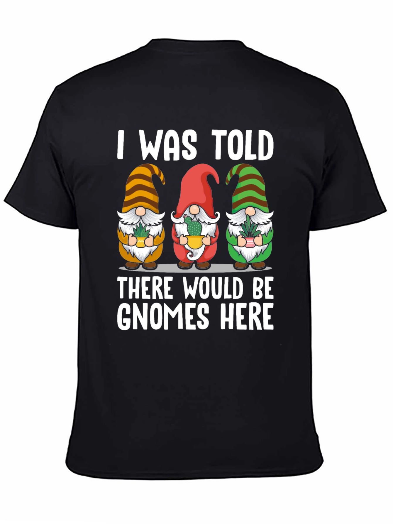 Gnome Here T-Shirt - Funny Garden Lover Tee