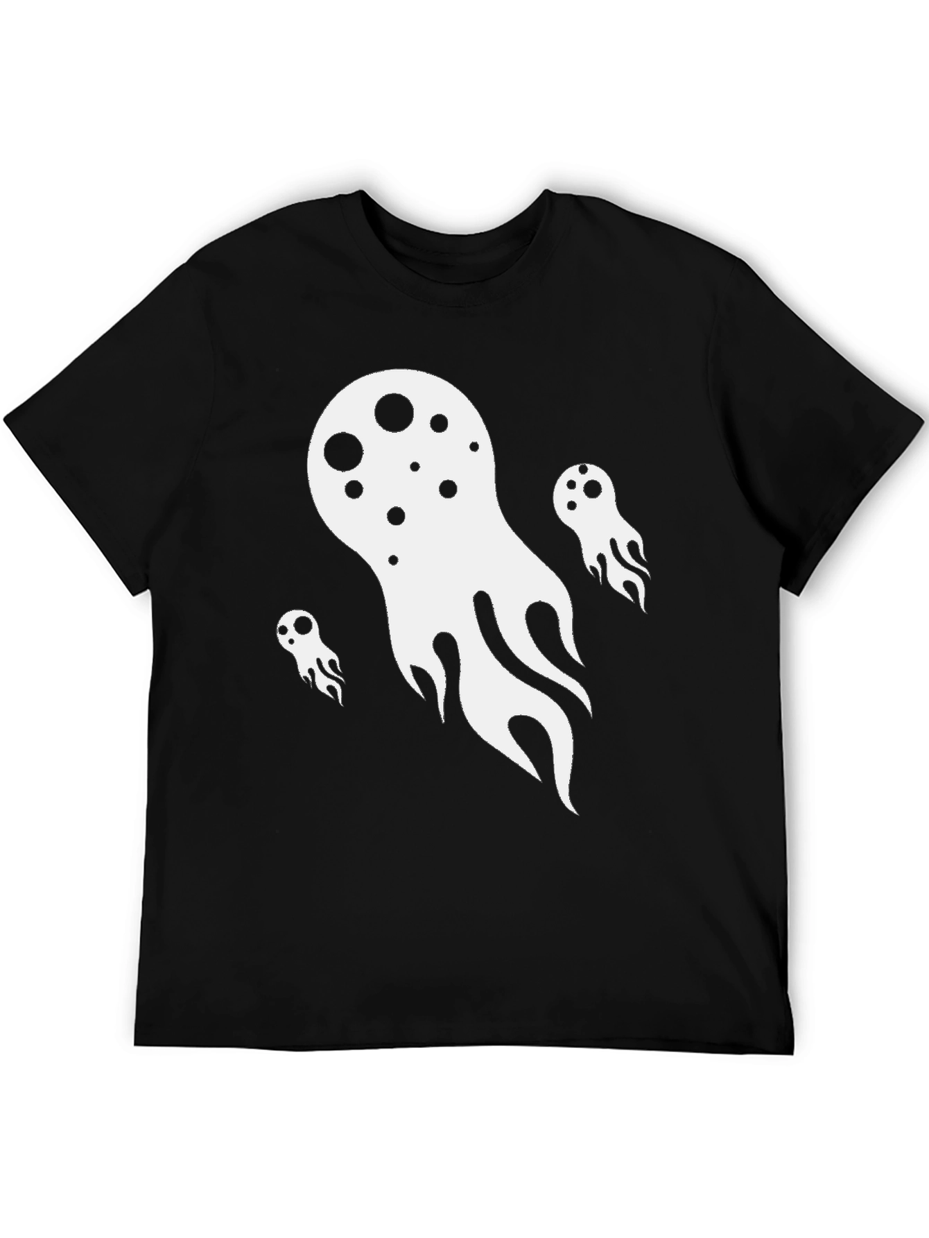 Ghostly Black T-Shirt