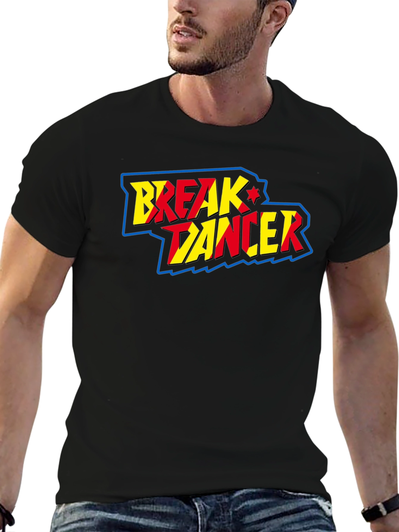 Breakdancer Graphic Tee - Cool Retro Design