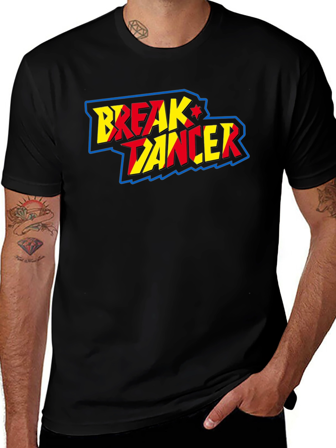 Breakdancer Graphic Tee - Cool Retro Design