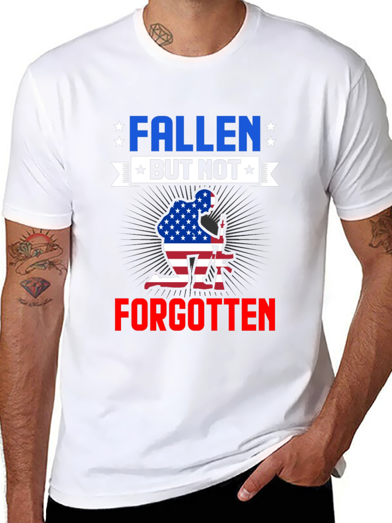Fallen But Not Forgotten Patriotic T-Shirt