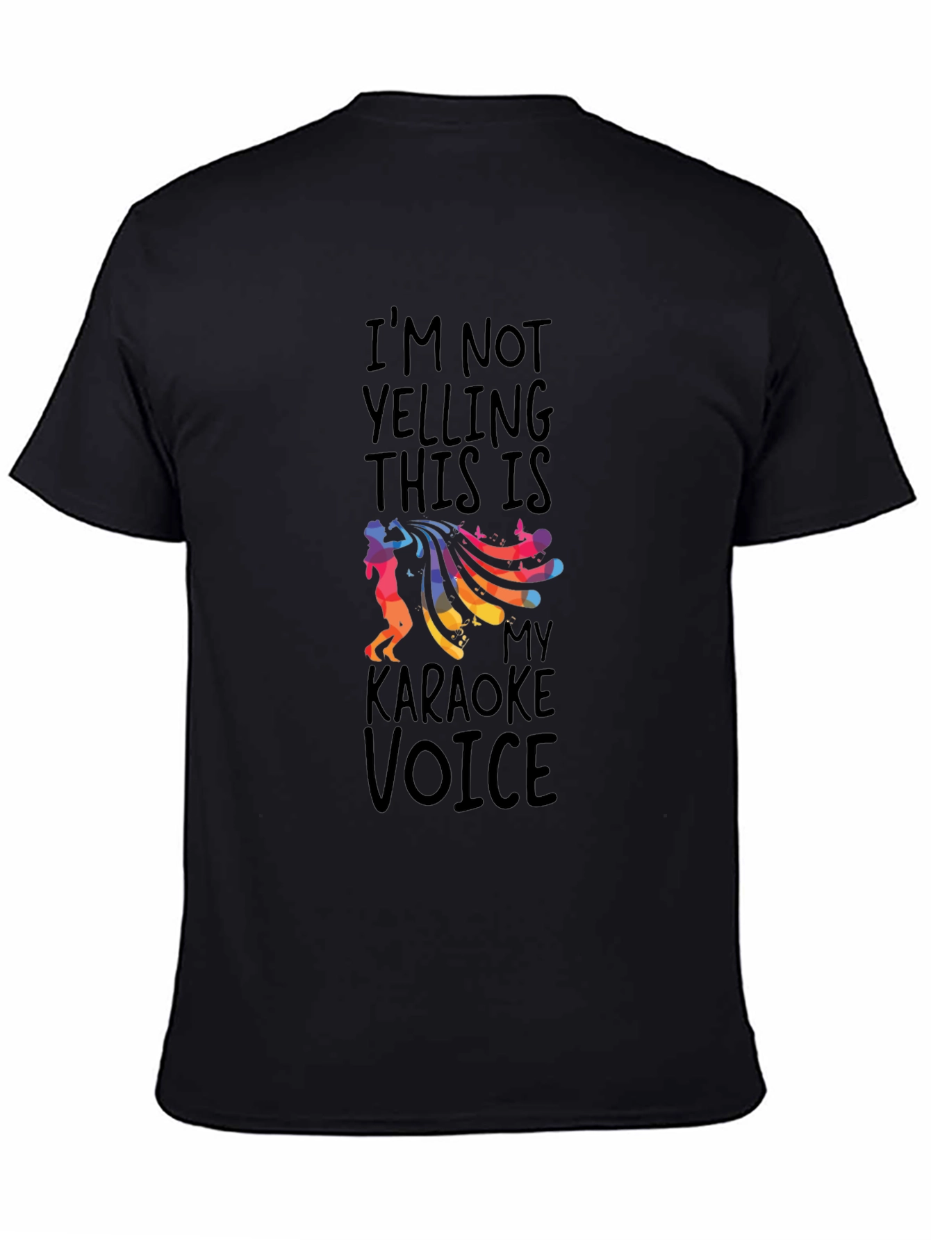 Karaoke Voice Graphic Tee - Black
