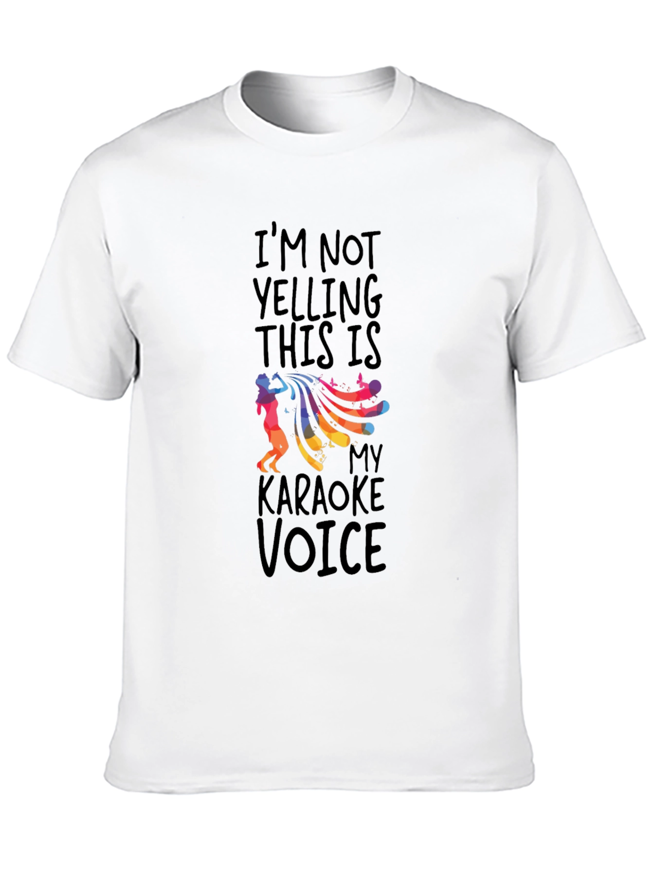 Karaoke Voice Graphic Tee - Black