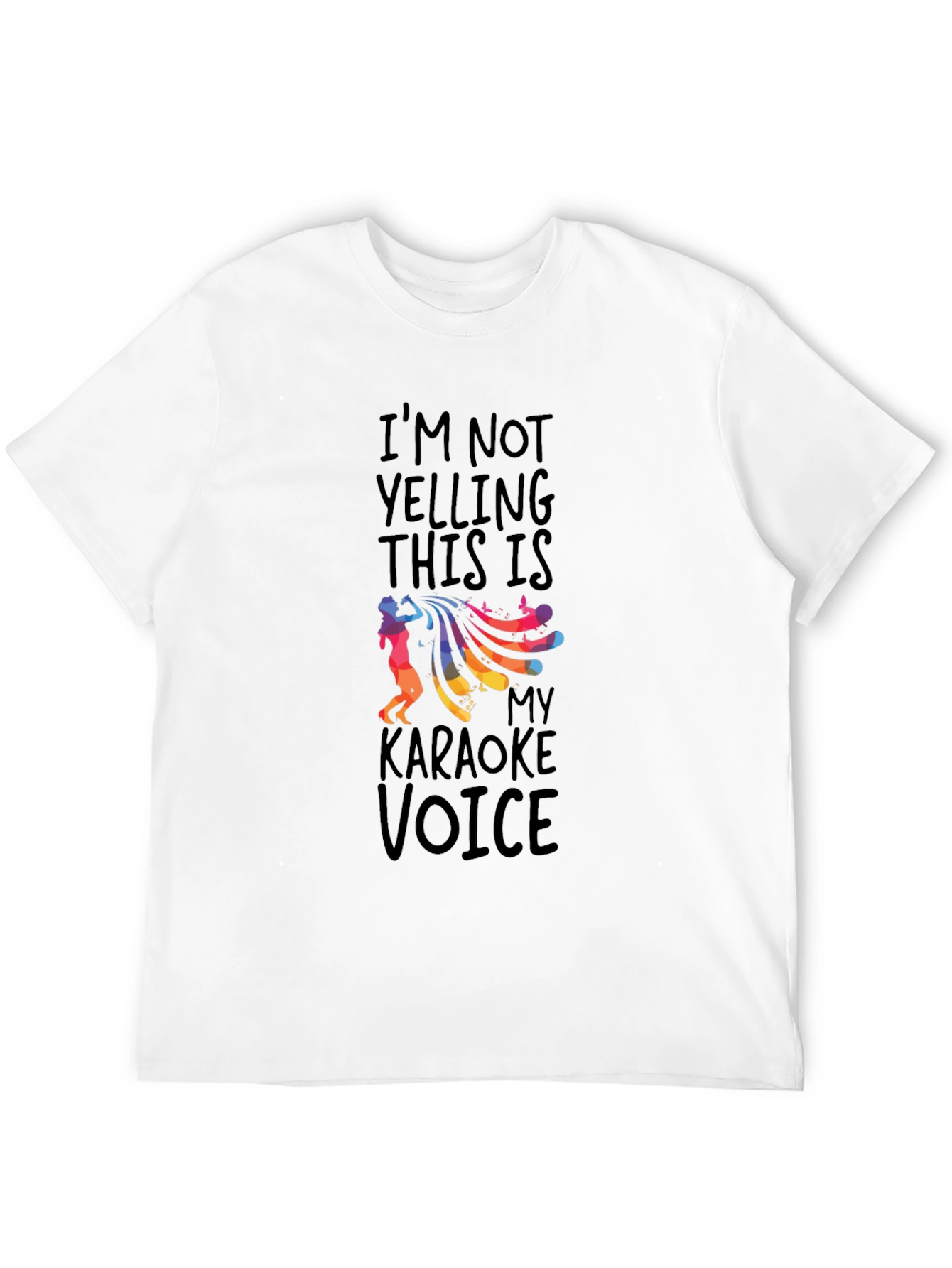 Karaoke Voice Graphic Tee - Black
