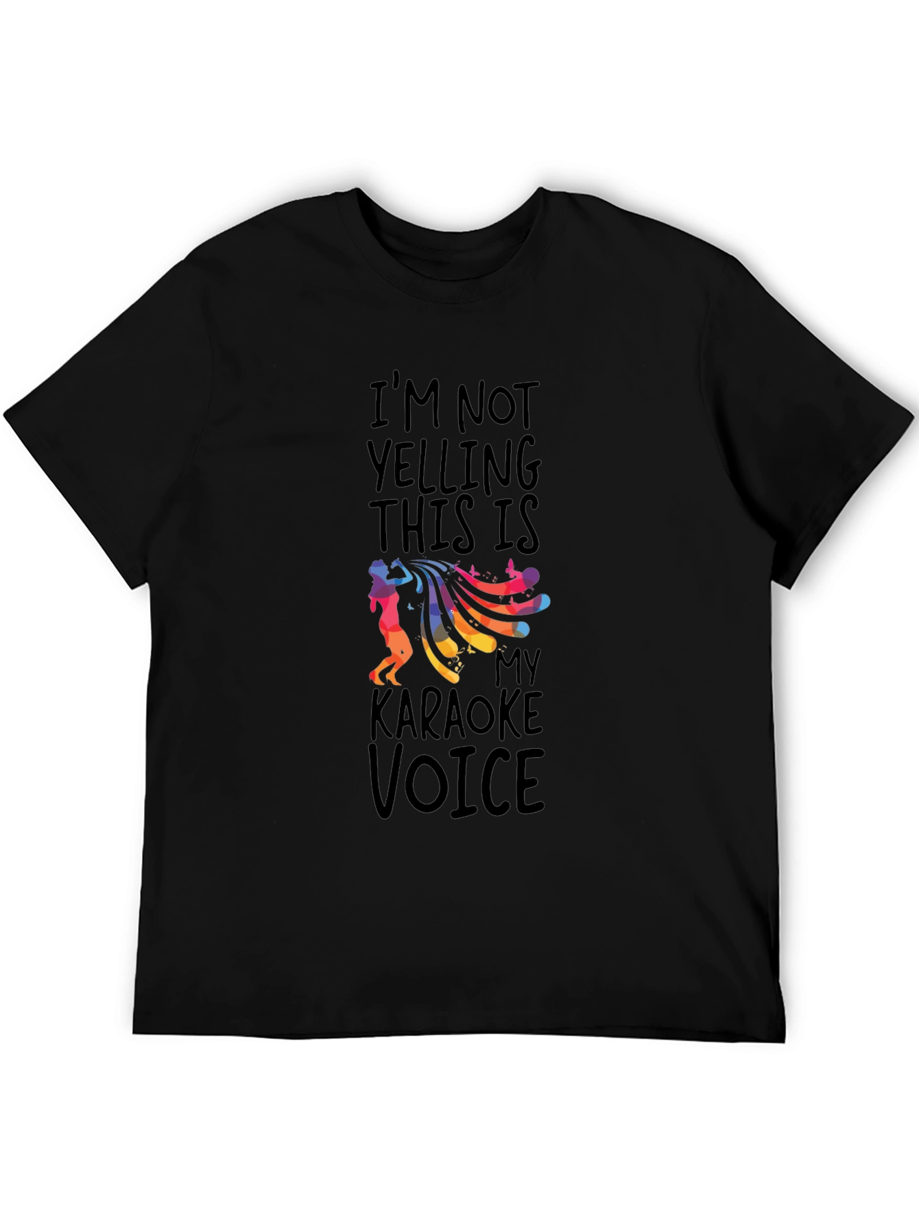 Karaoke Voice Graphic Tee - Black