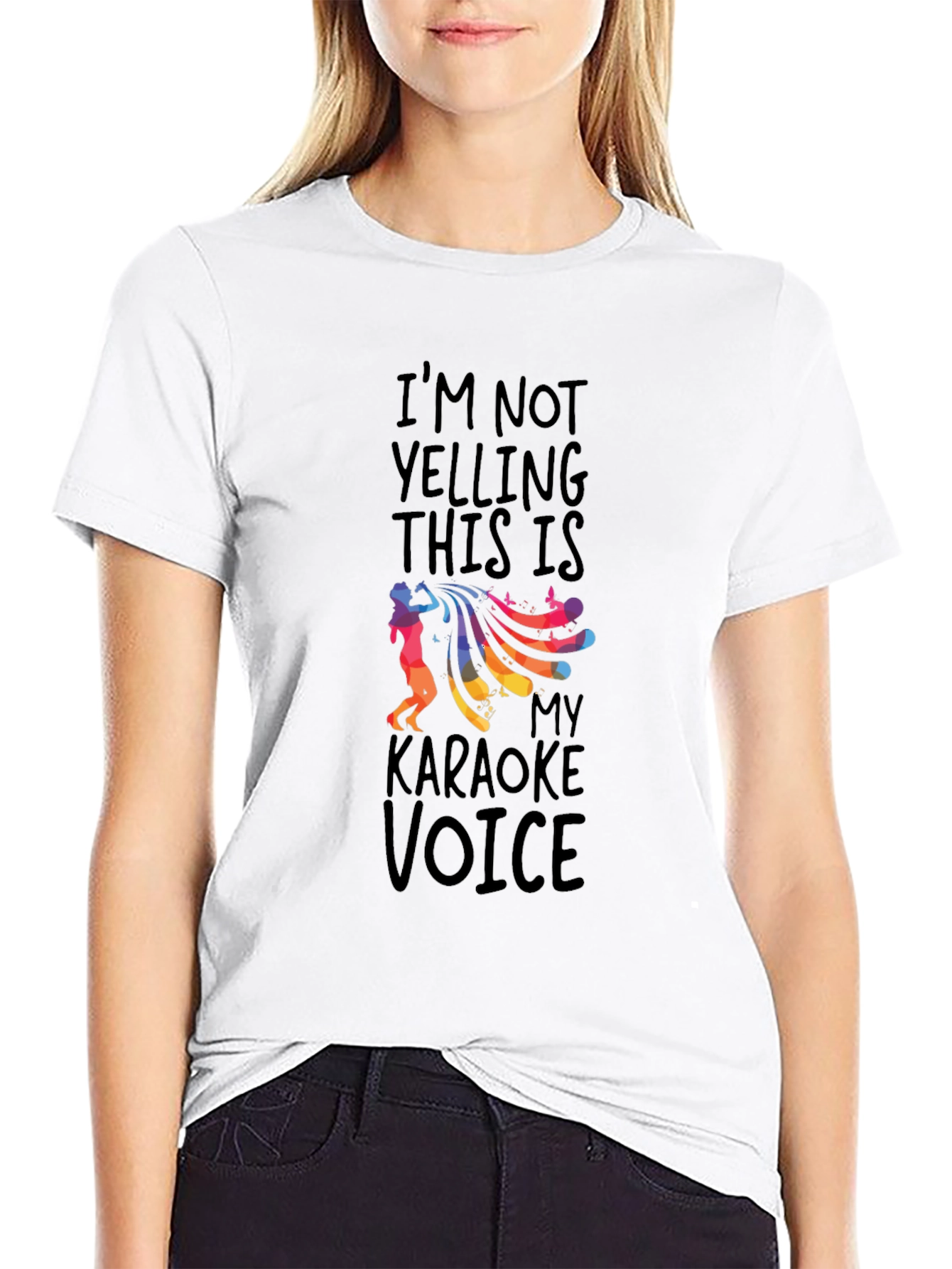 Karaoke Voice Graphic Tee - Black