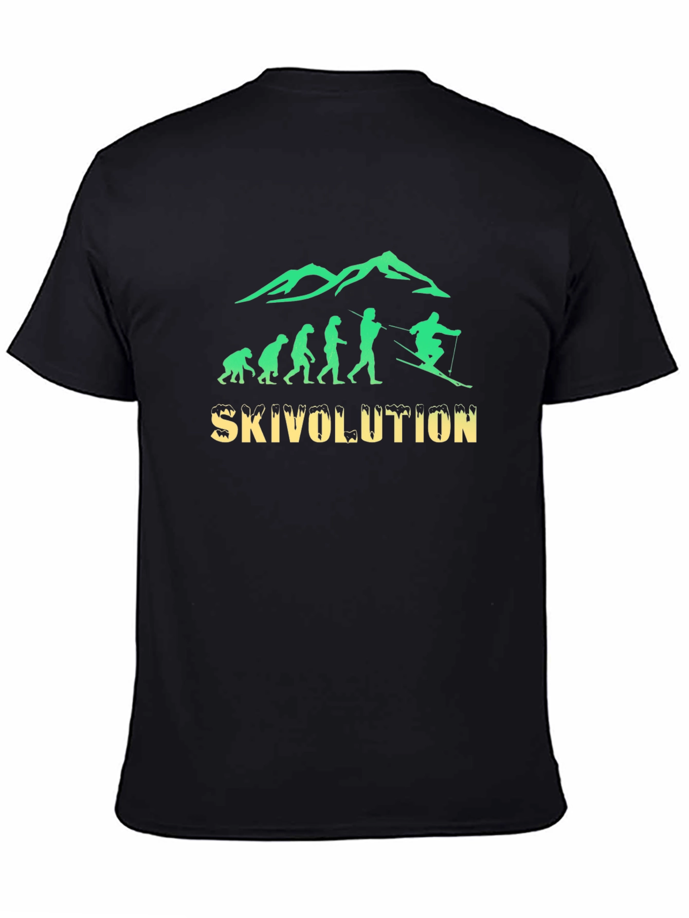 Skivolution T-Shirt: Evolution of Skiing